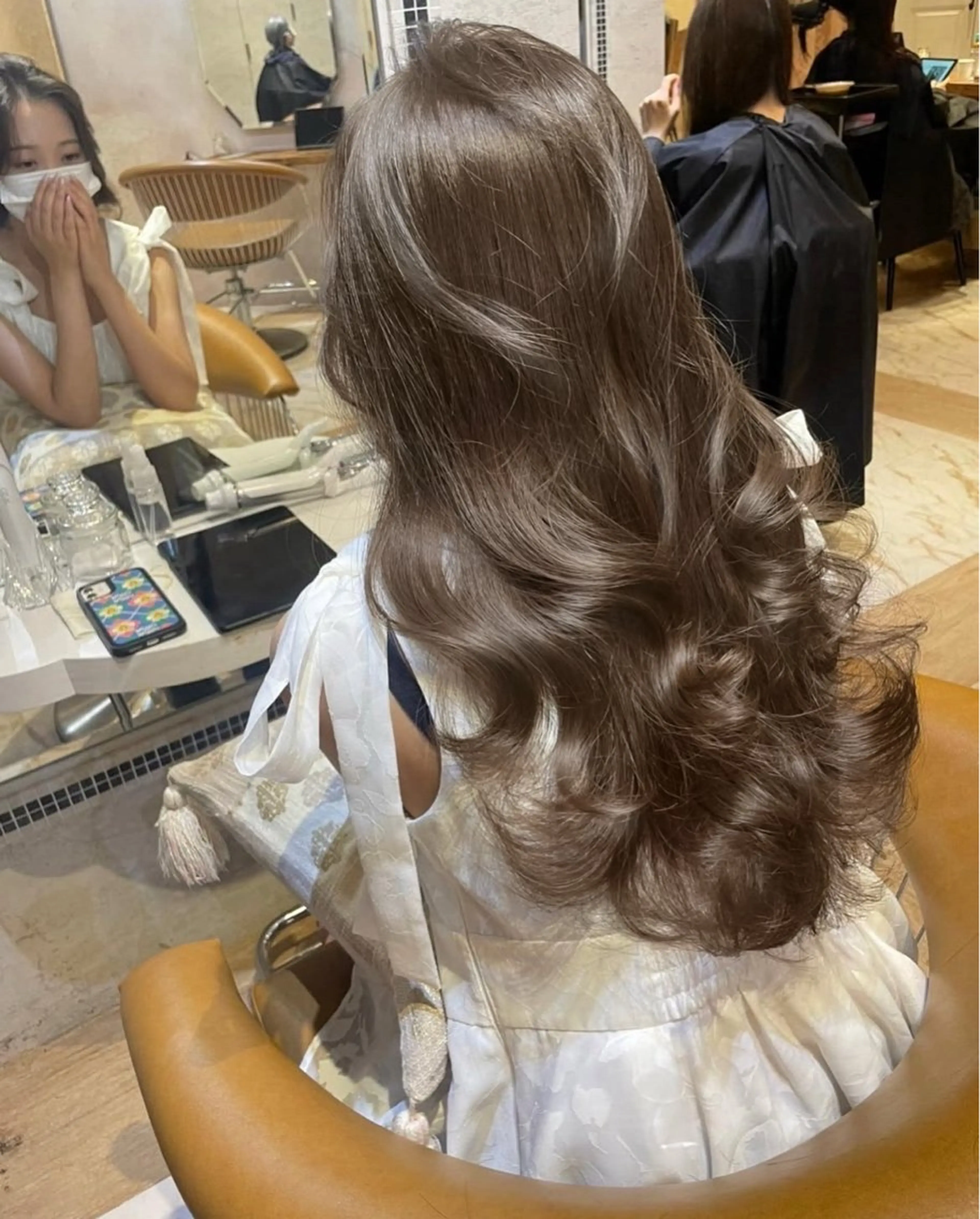 カラー 透明感カラー/ ワンホン/衣音七のヘアスタイル