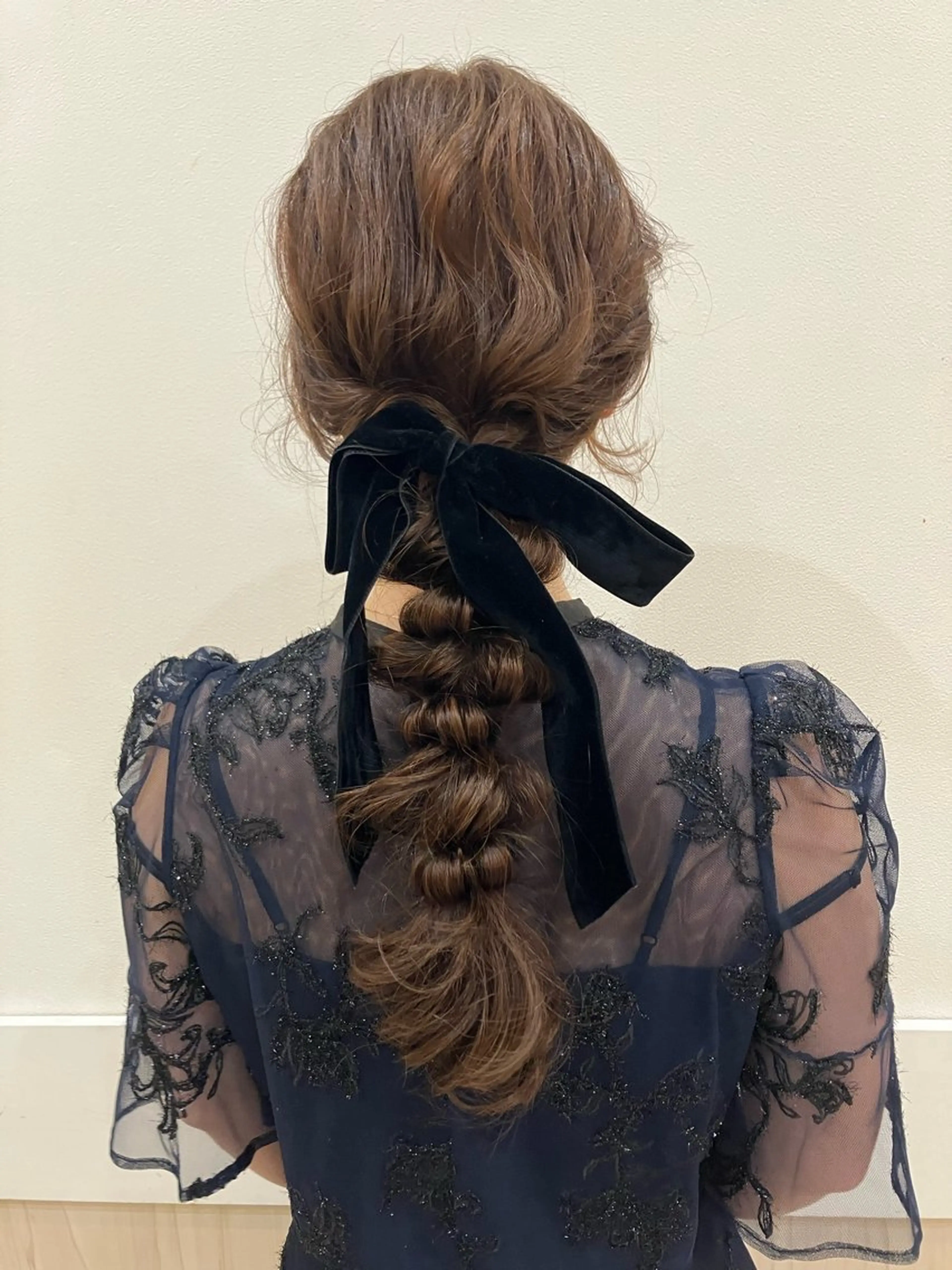 セミロング ヘアセット yukari 艶髪ヘアのヘアスタイル