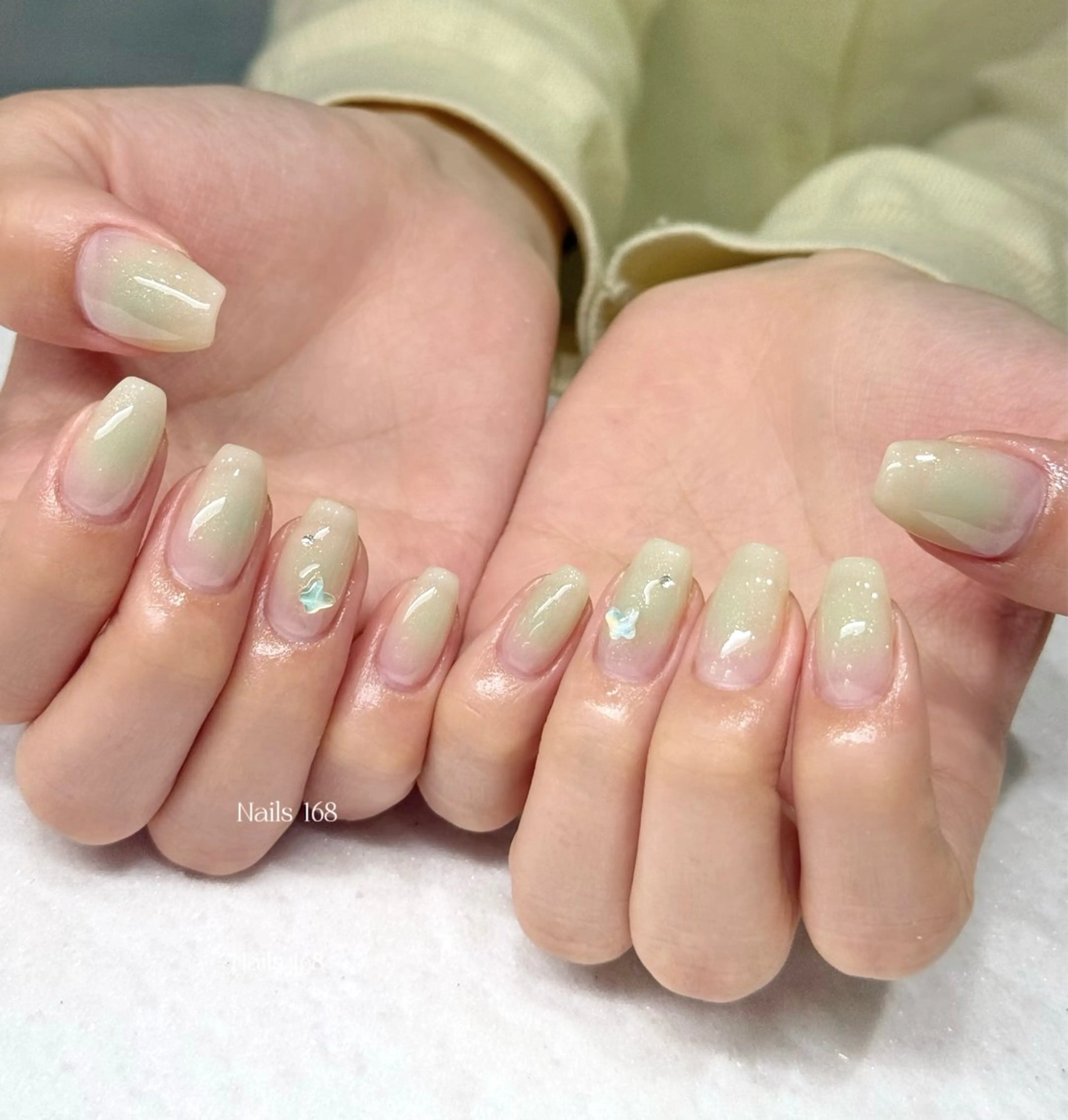 ネイル アートネイル チークネイル 韓国ネイル マグネットネイル ニュアンスネイル ハンドネイル NAILS168 新大久保店のネイルデザイン