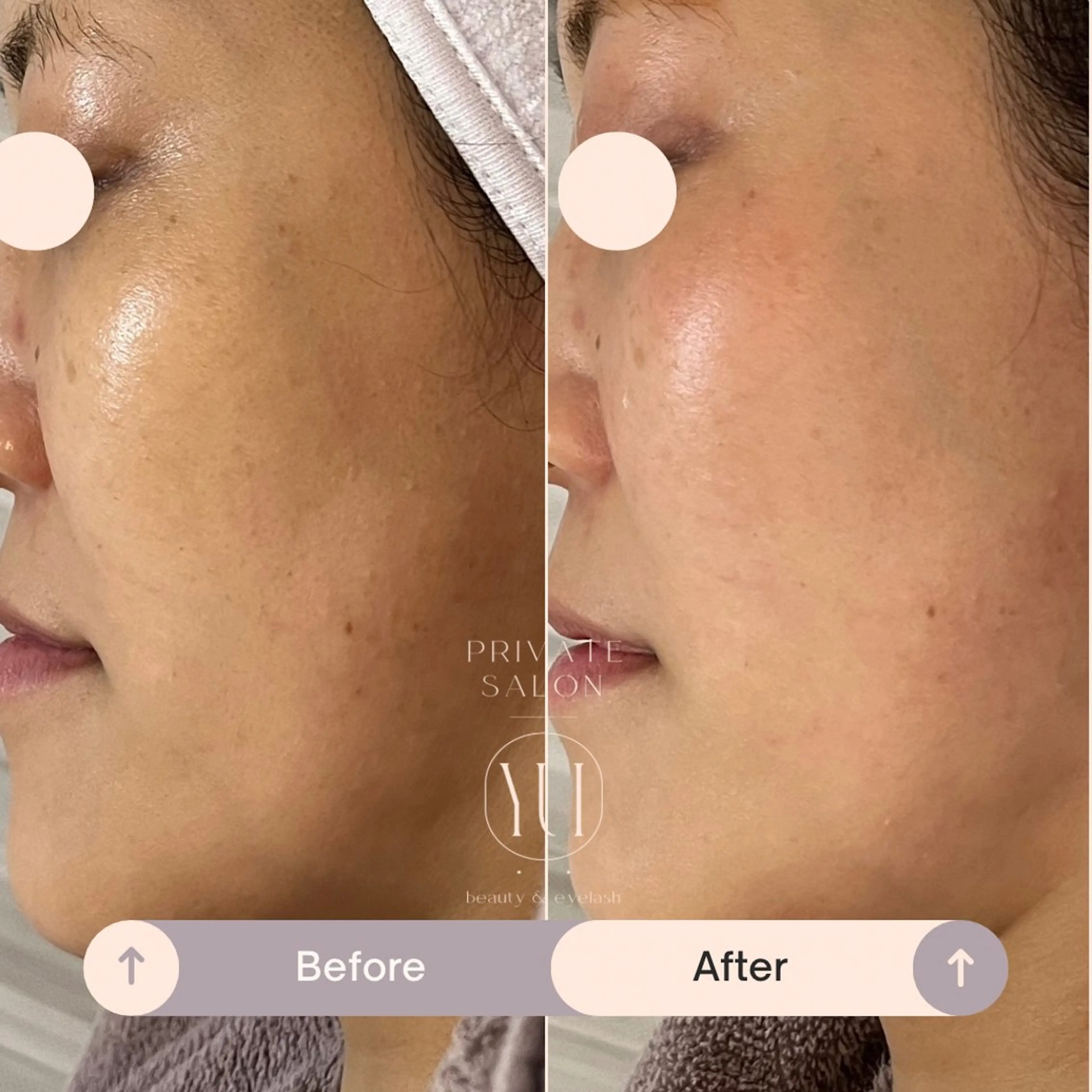 1ヶ月後も半分残る 高持続LEDエクステのマツエク・マツパデザイン