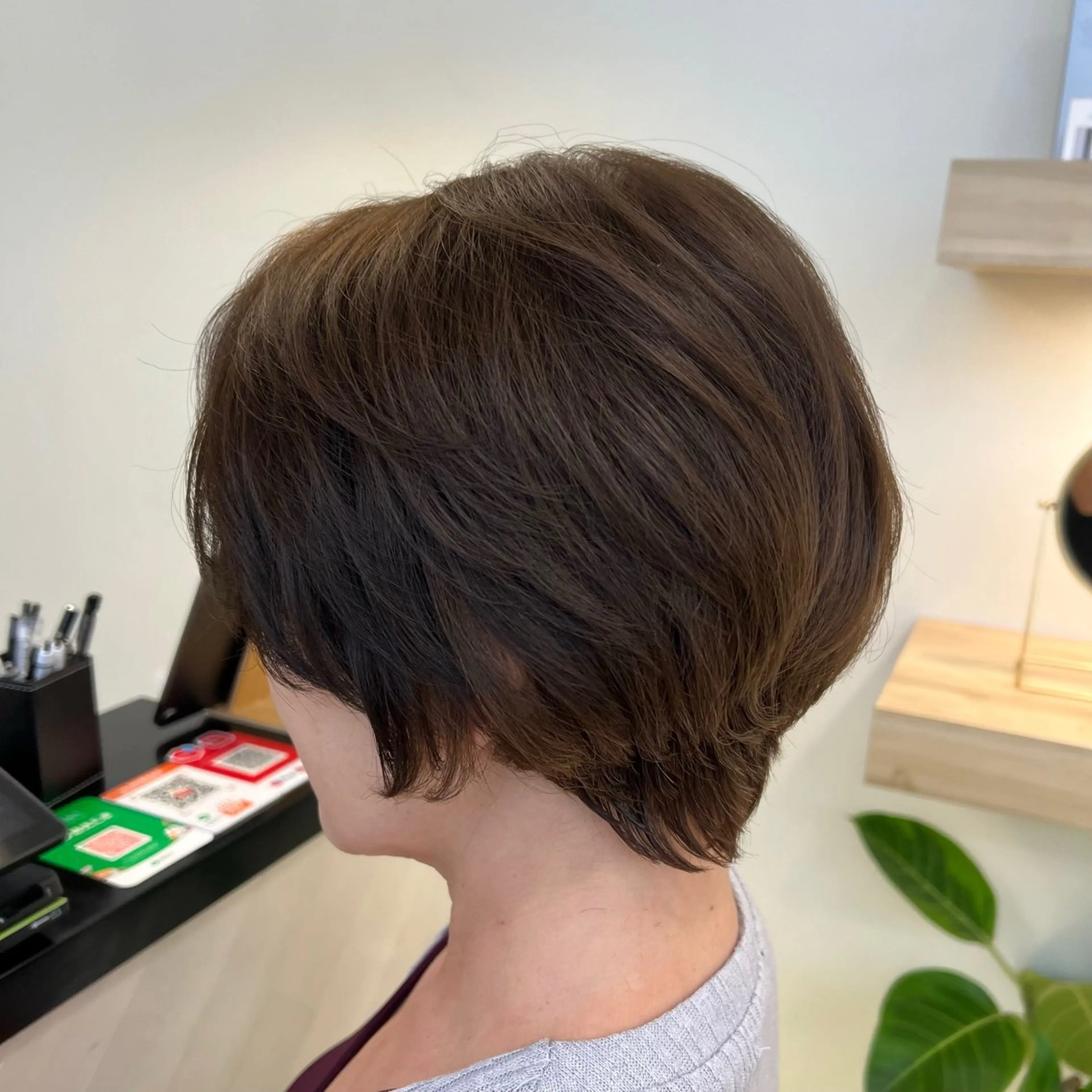 ショート 🌙コテ巻き風パーマ 🌙菜月のヘアスタイル