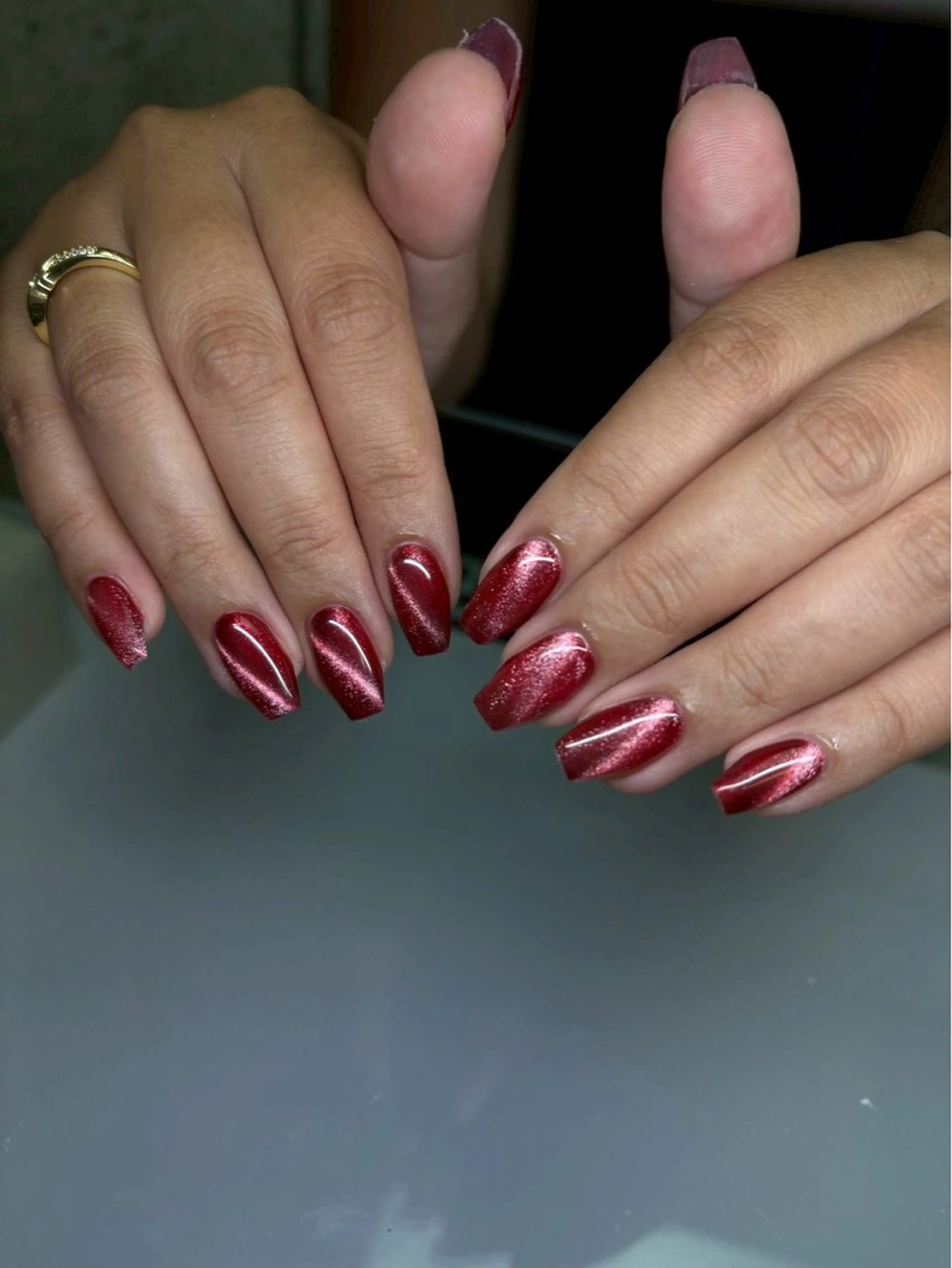 hand💅モデル募集！【ジェル】フラッシュ/マグネット/ミラー　ワンカラーorグラデーション★オフなしの写真