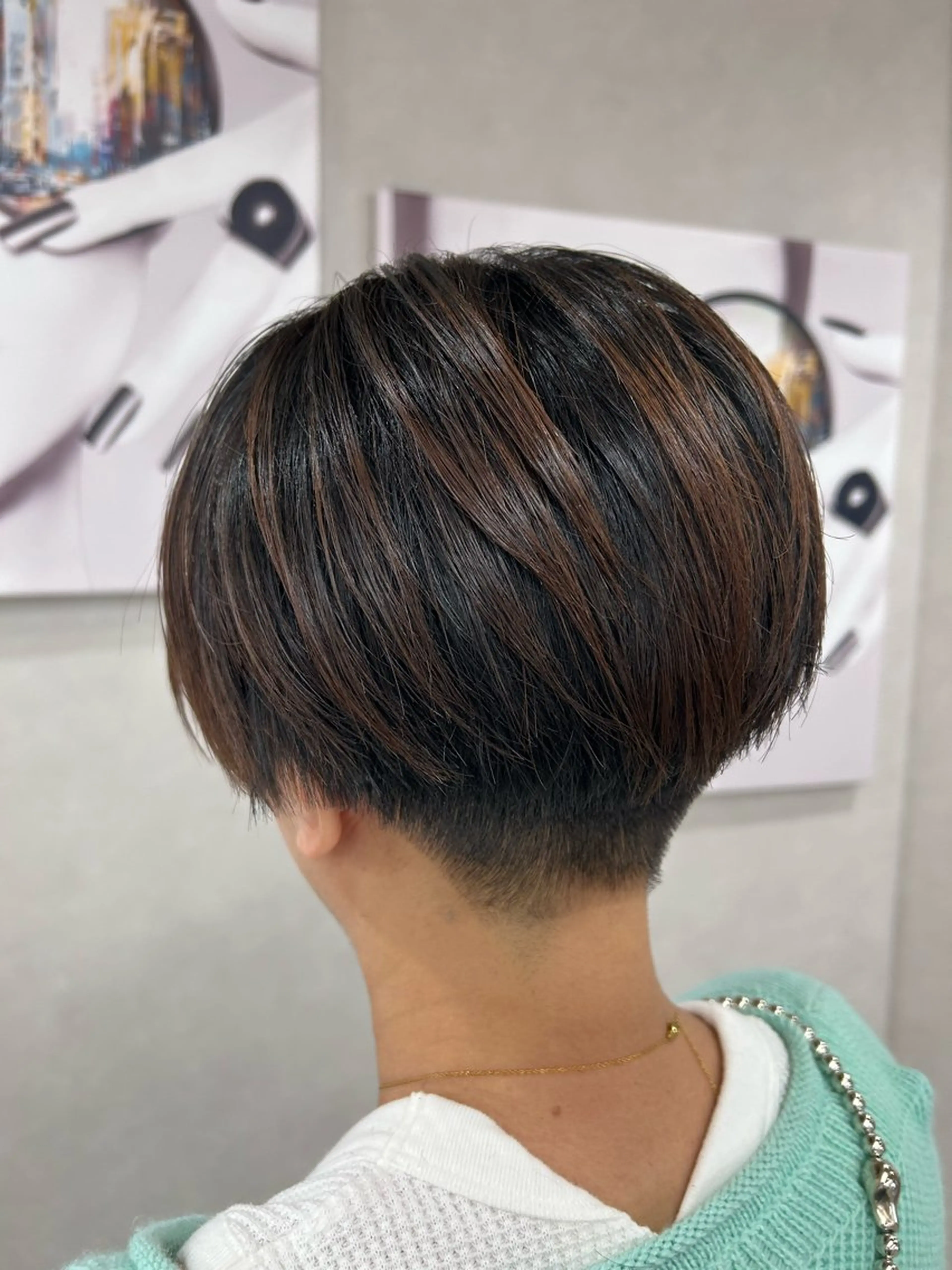 ショート ショートヘア カット 荻野 晴香のヘアスタイル