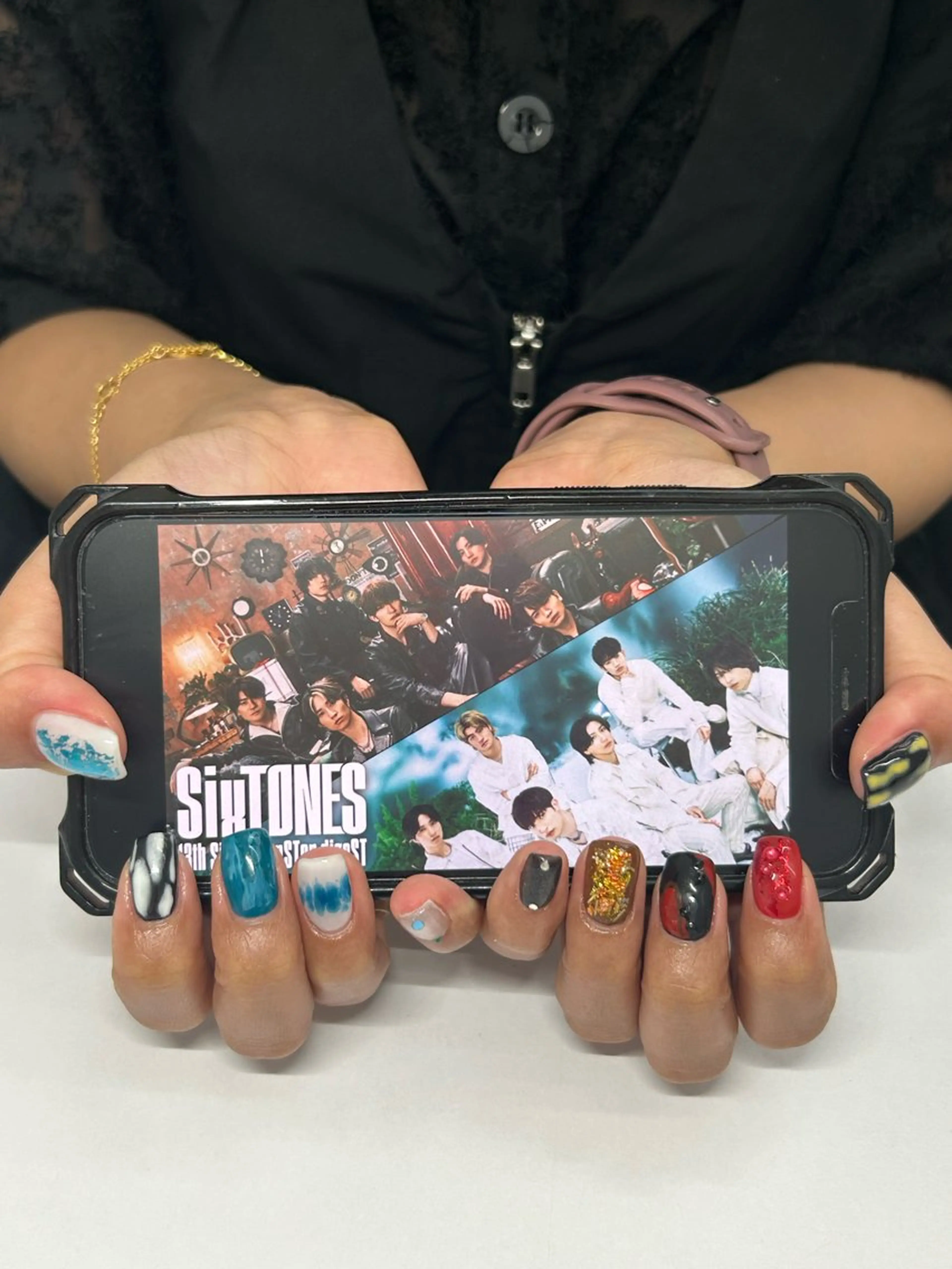 ネイル ハンドネイル プライベートネイルサロンone nail所属・one nail 【推し/概念ネイル】のネイルデザイン