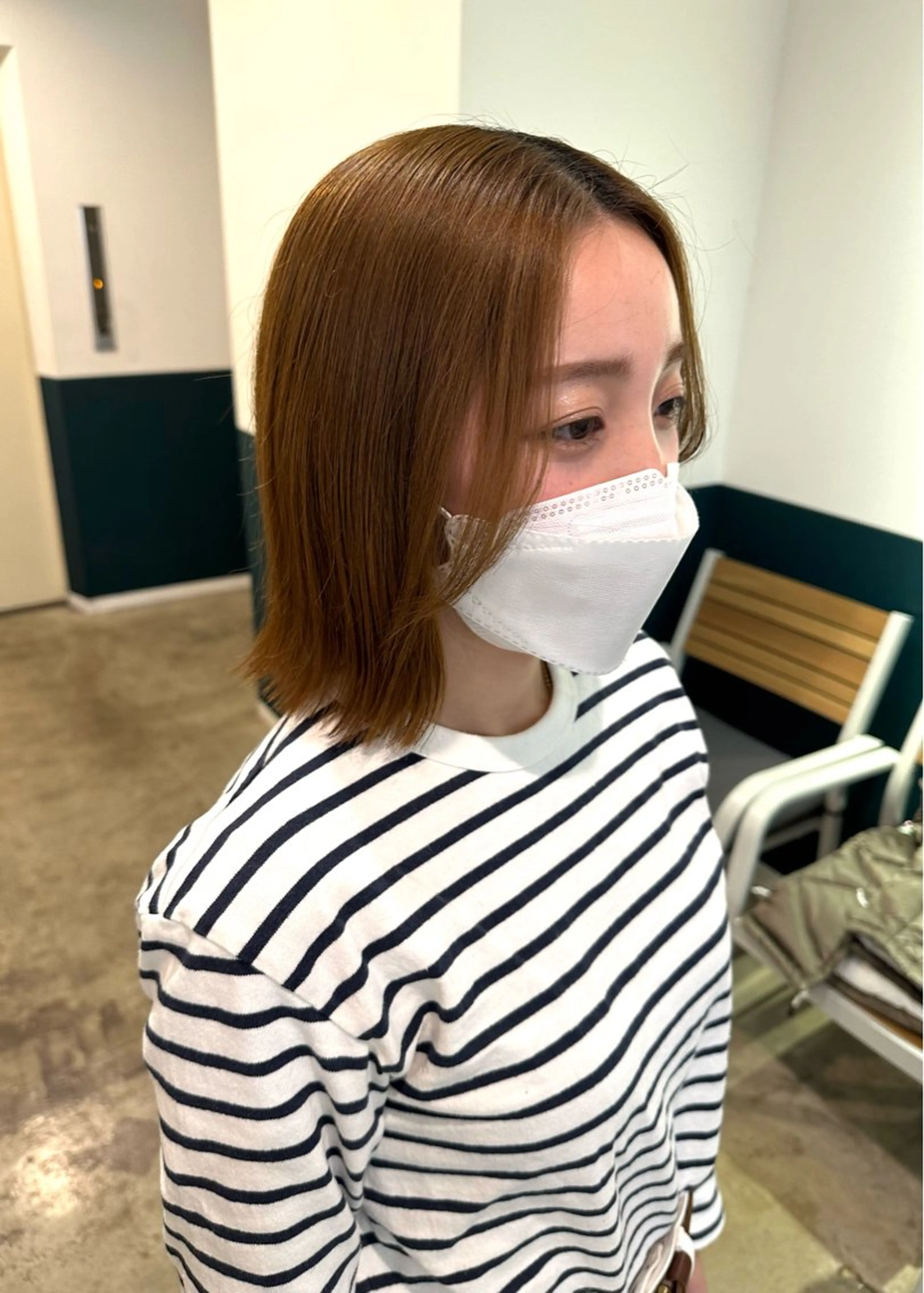 ミディアム ボブ 外ハネヘア ボブ特化美容師 /荒井悠葵のヘアスタイル