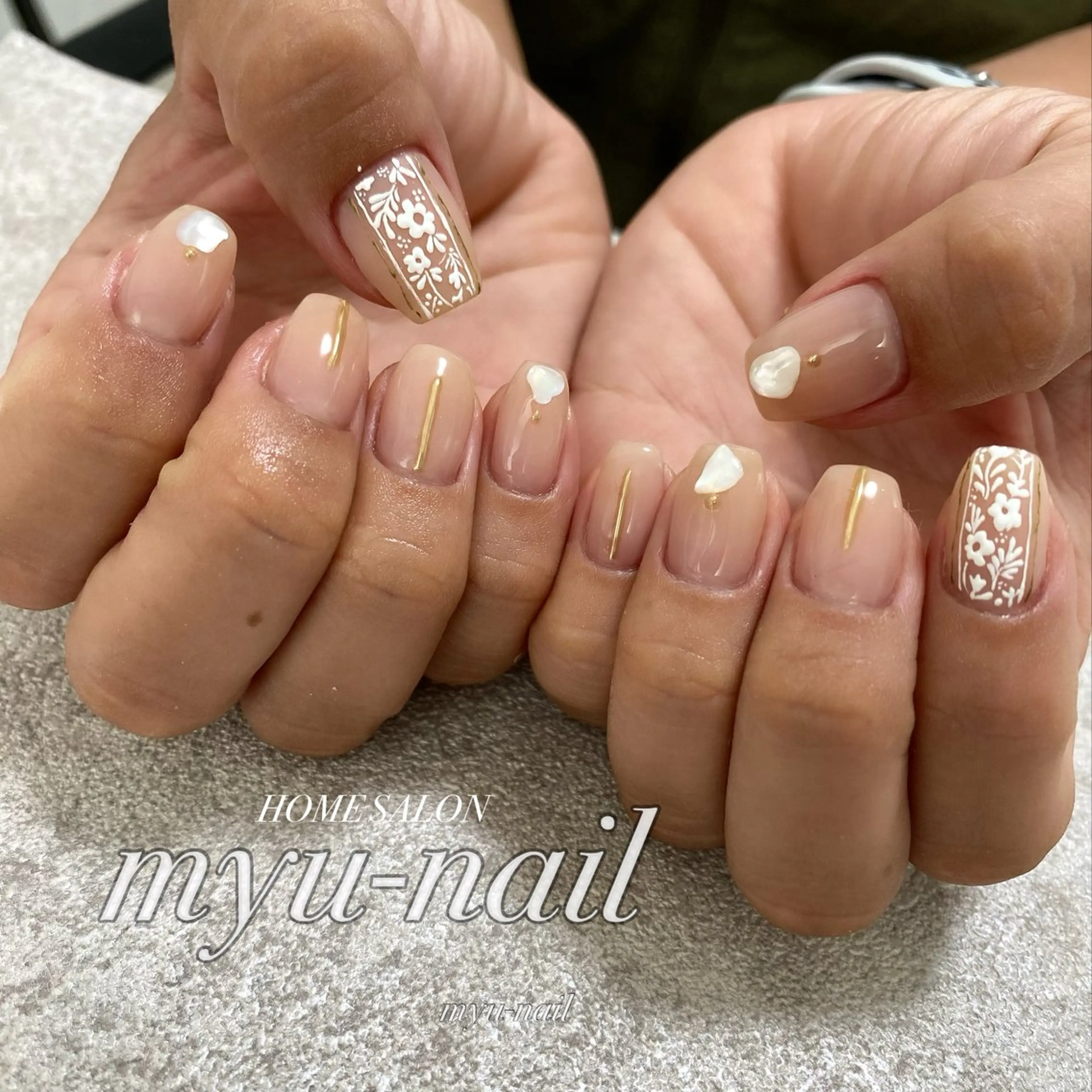 ネイル ホームサロン myu-nailのネイルデザイン