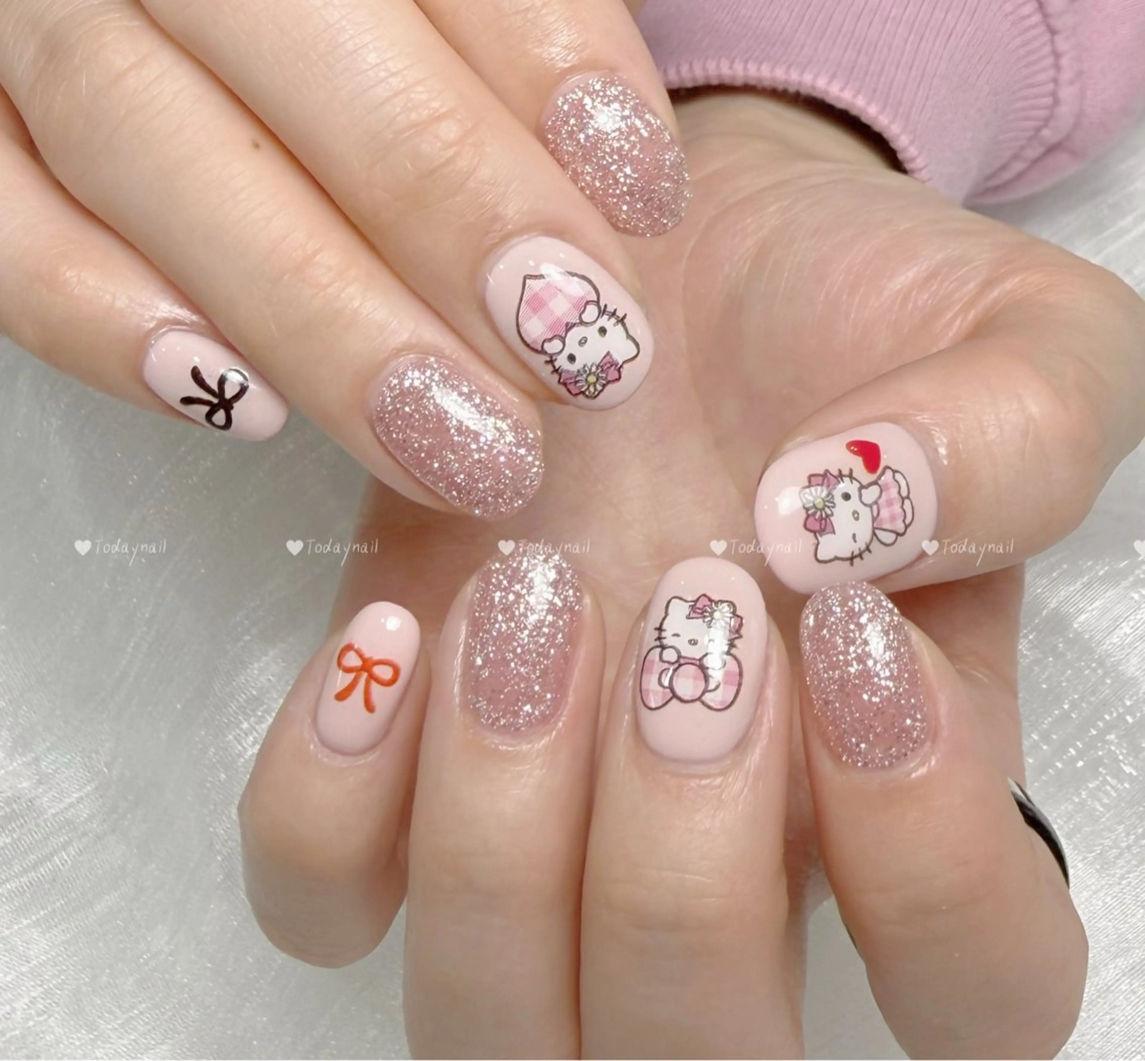 ネイル ハンドネイル 🎀Today nail💅のネイルデザイン
