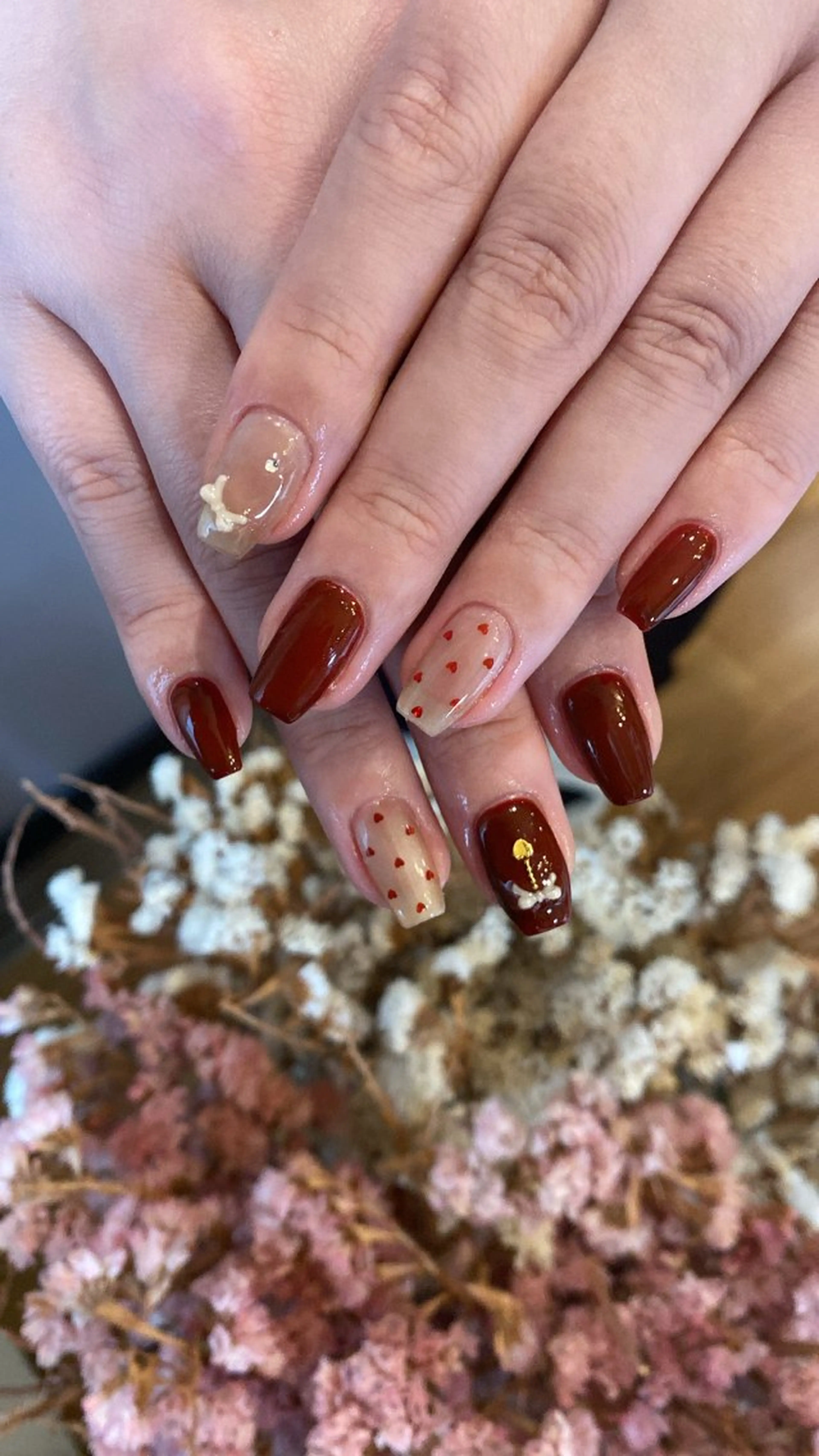 ネイル ハンドネイル crystal ⭐︎ colorのネイルデザイン