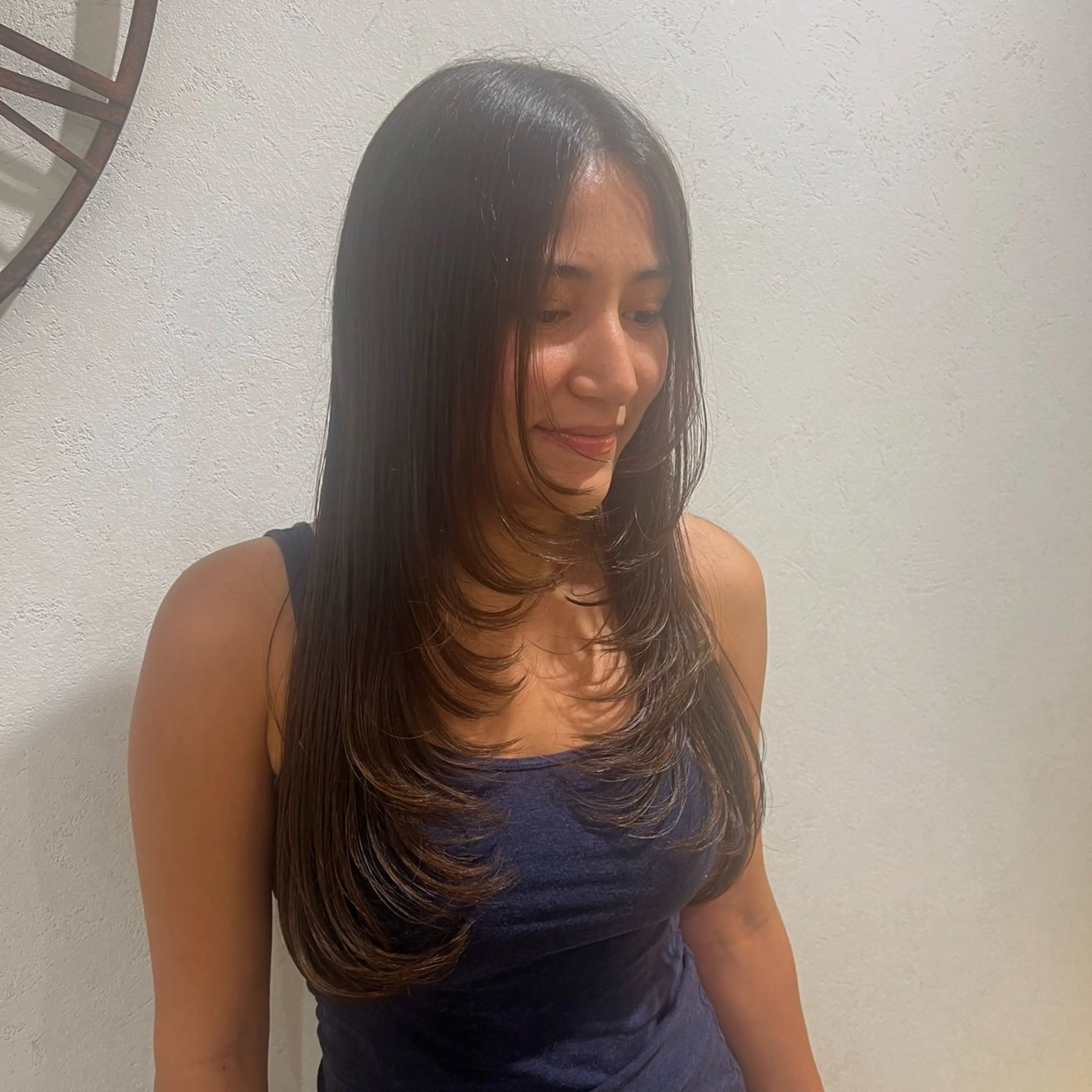 ロング BE-AREA所属・藤村 ひよりのヘアスタイル