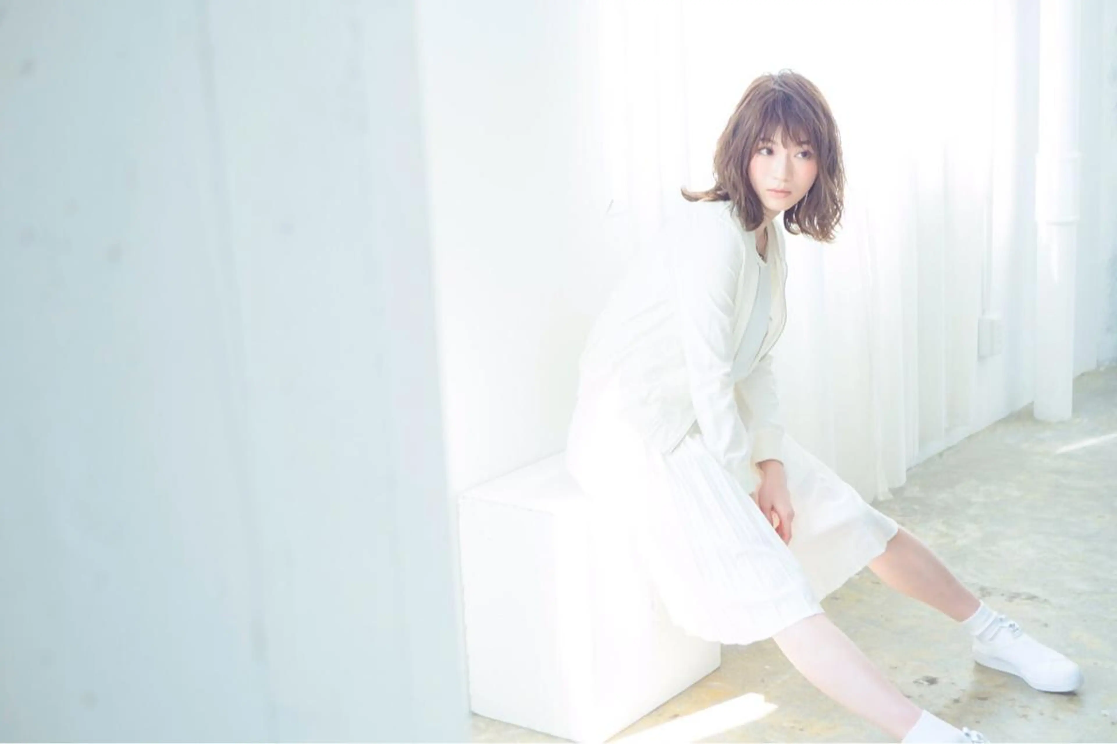 ミディアム 林 瑞起のヘアスタイル