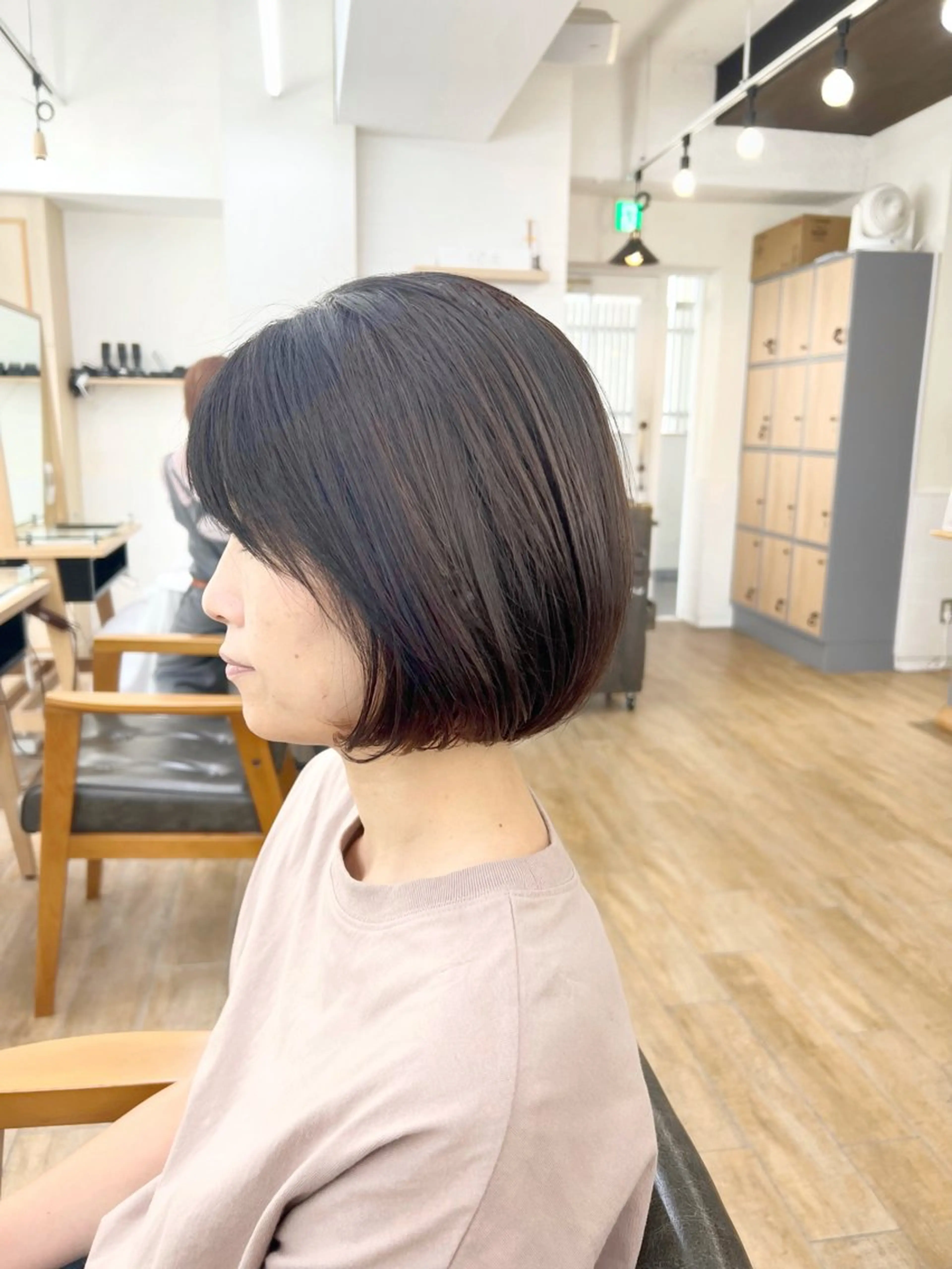 ミディアム カラー ボブ パーマ/ハイライト 💙鶴岡 愛💙のヘアスタイル