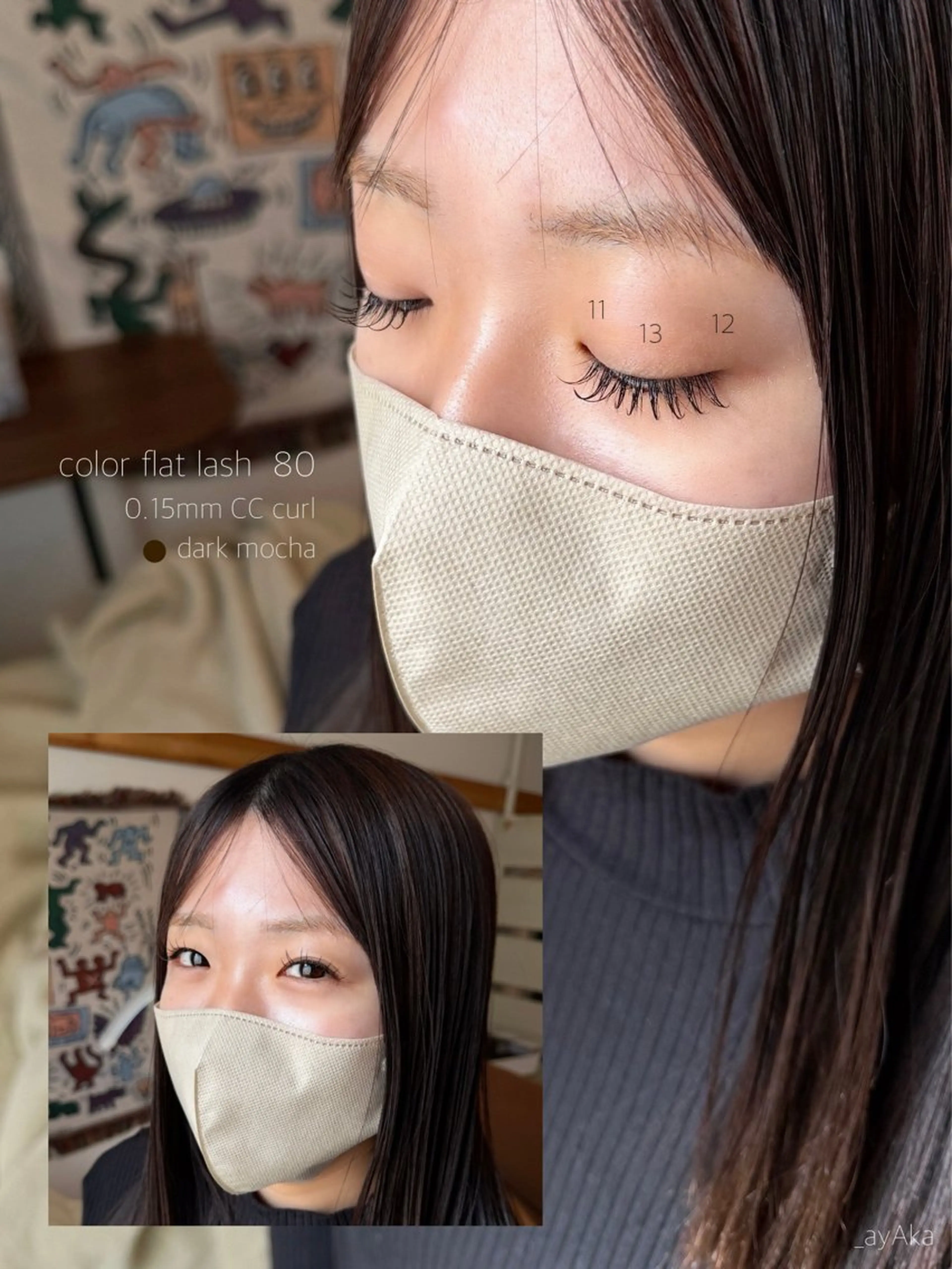 マツエク・マツパ マツエク _ ayAkaのマツエク・マツパデザイン