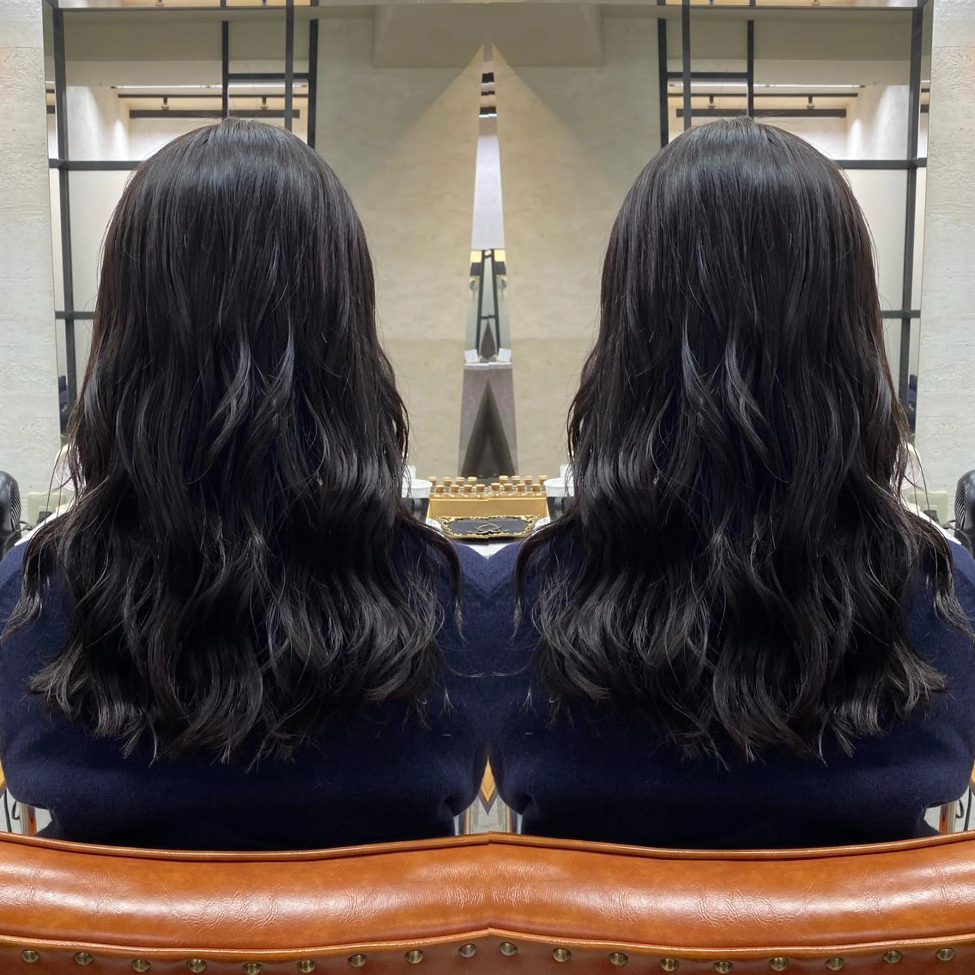 セミロング カラー 透明感カラー 艶カラー吉祥寺🌸 KAZUEのヘアスタイル