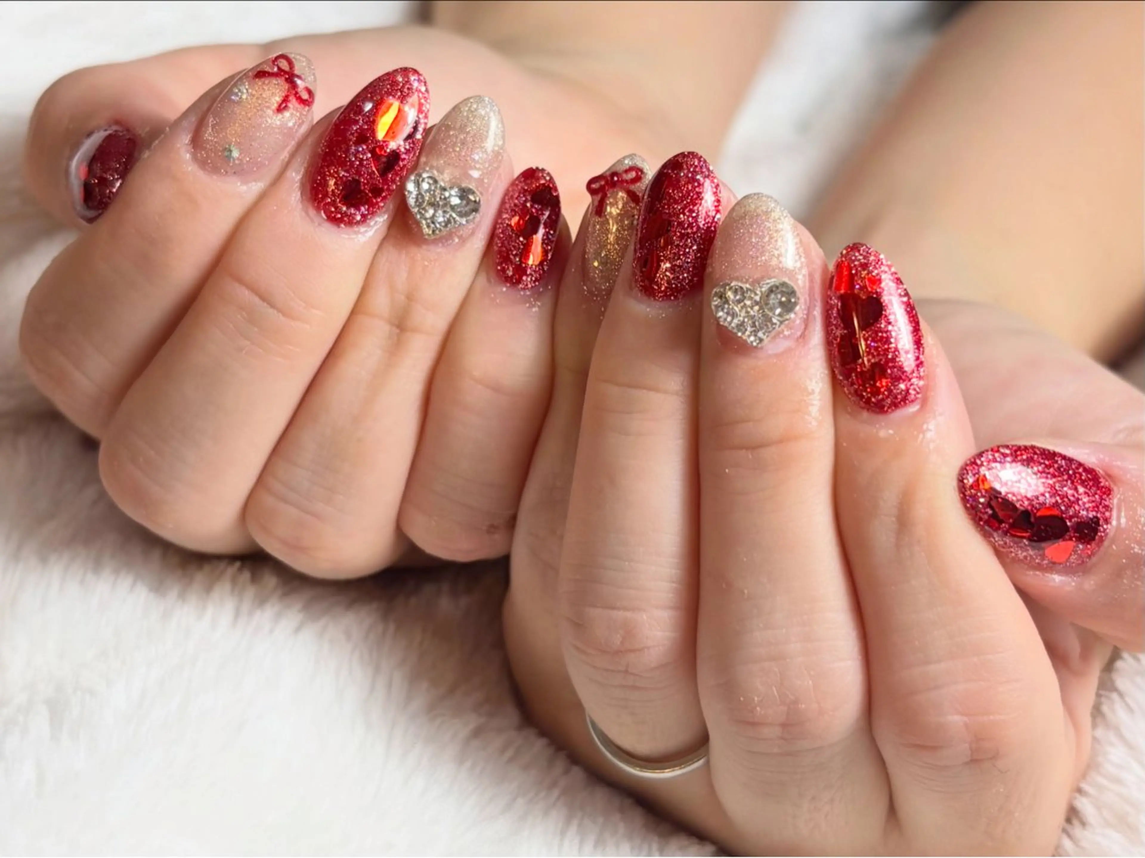 ネイル バレンタイン RMS  nail miwakoのネイルデザイン