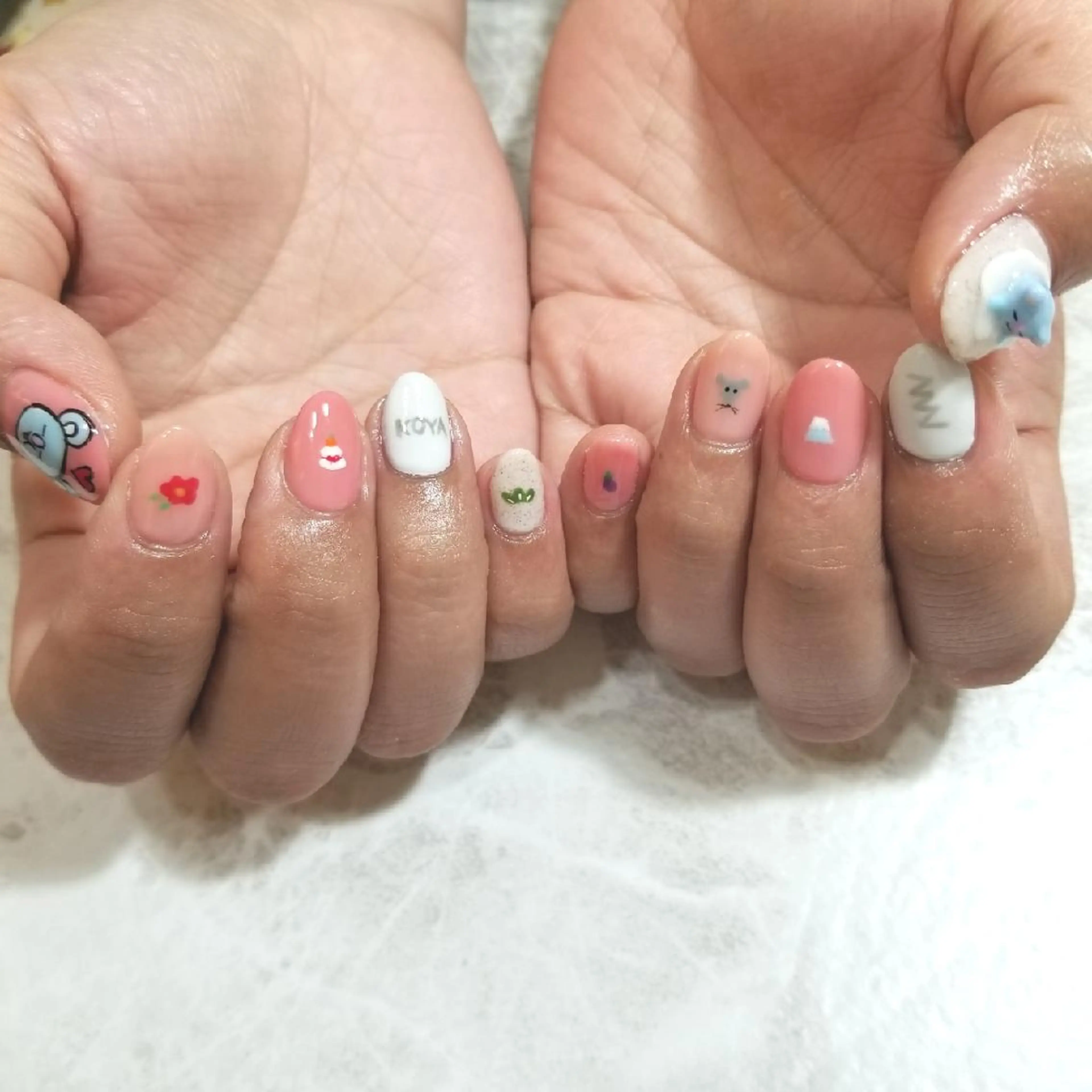 ネイル アートネイル ハンドネイル nijiiro🌈 サトウのネイルデザイン