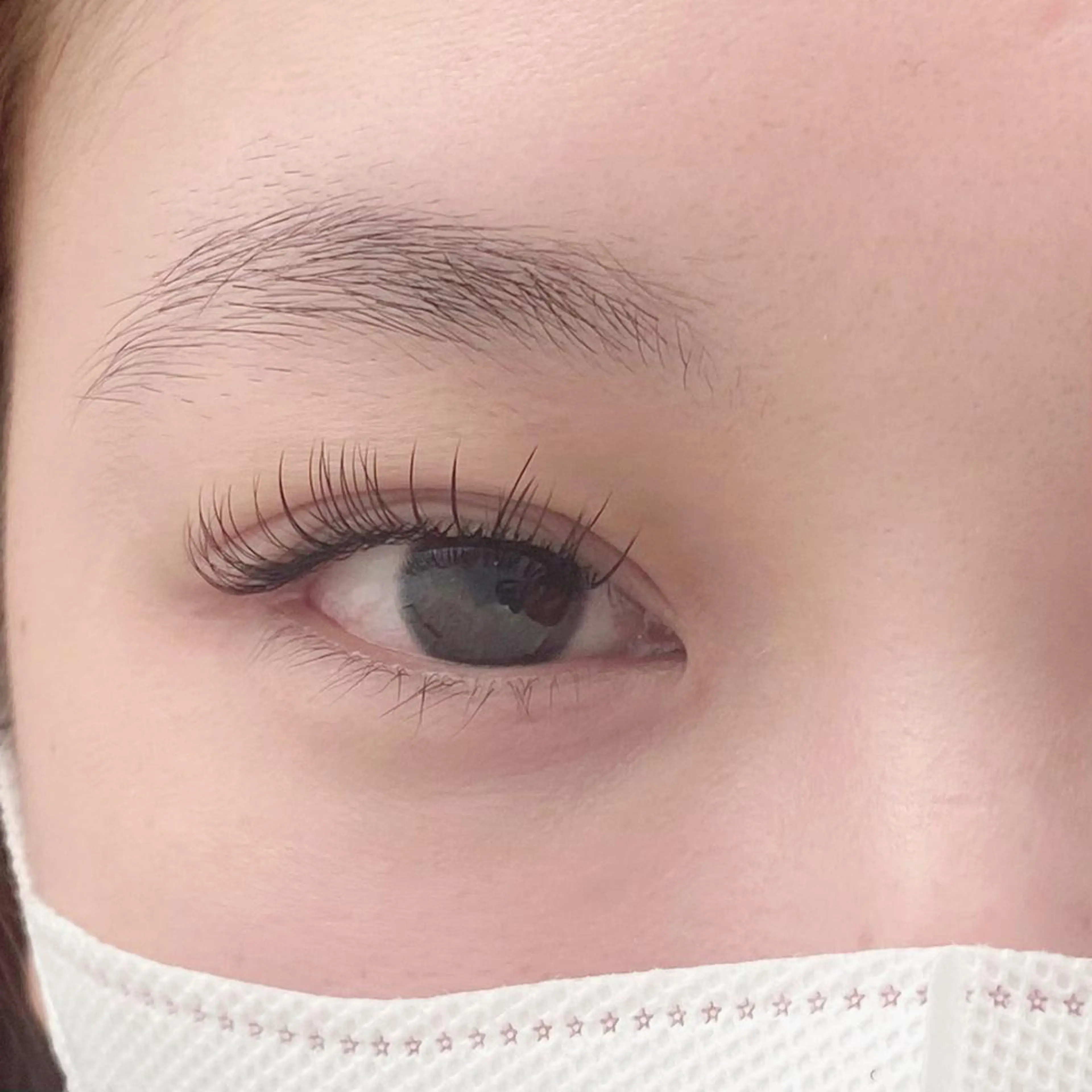 フラットラッシュ 80本オフは別途+500円。何も付けずにお越しください。の写真