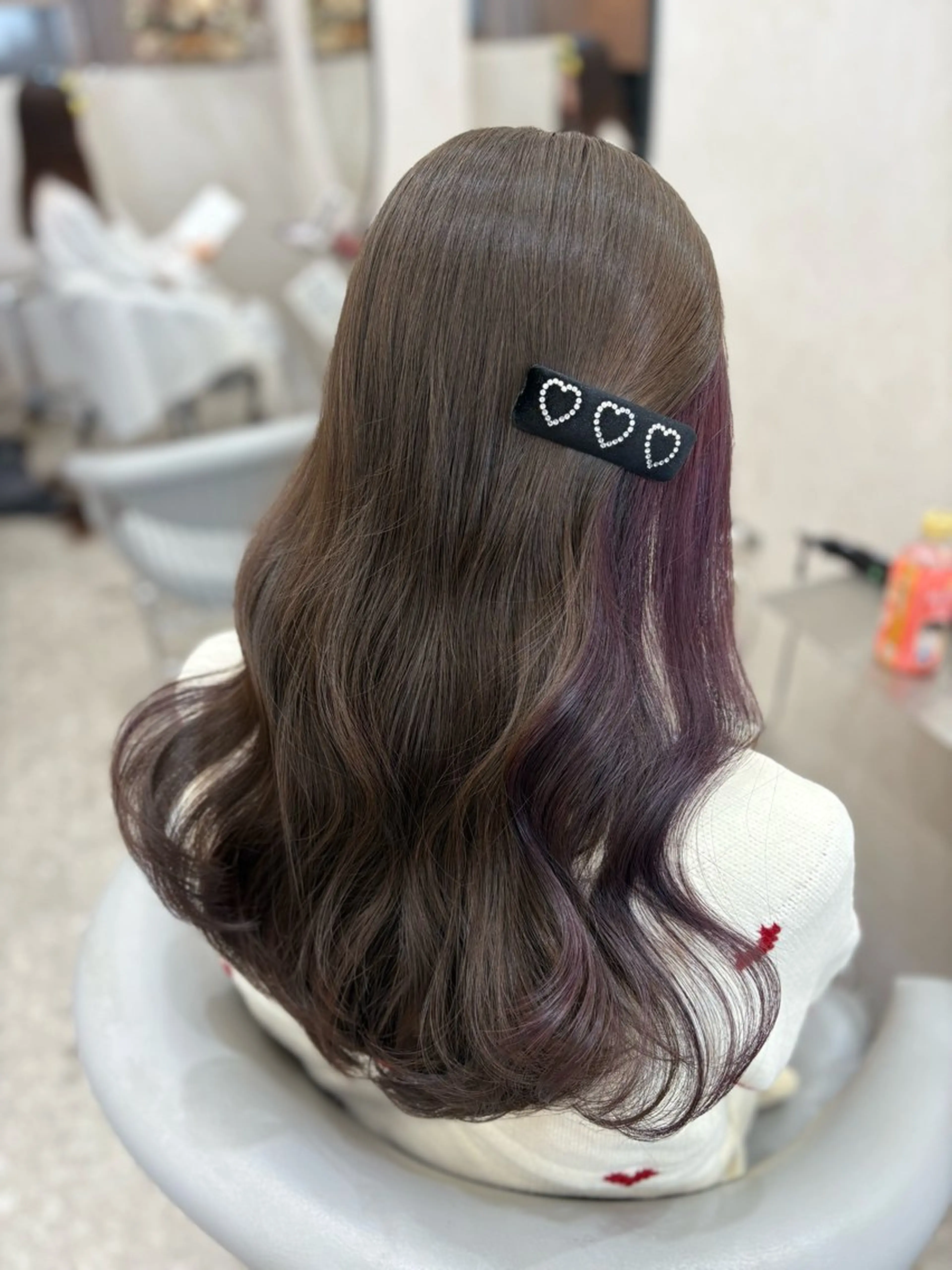 ロング カラー 新宿/韓国ヘア 中明度カラー/かやのヘアスタイル