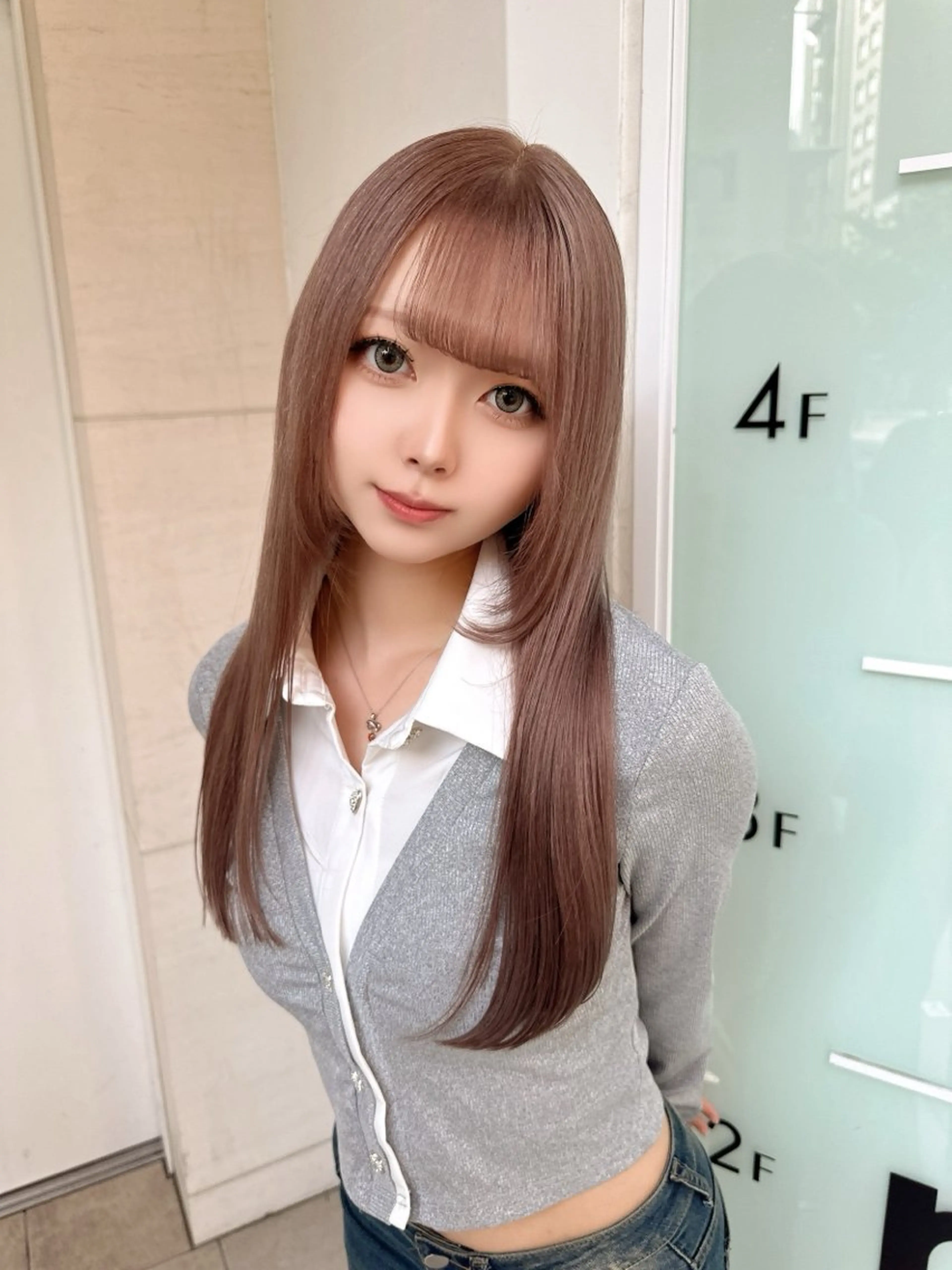 ダブルカラー︎💕︎︎【ミルクティー・オレンジ・レッドなどの髪色をしたい方に特におすすめです🤩】➕トリートメント付の写真