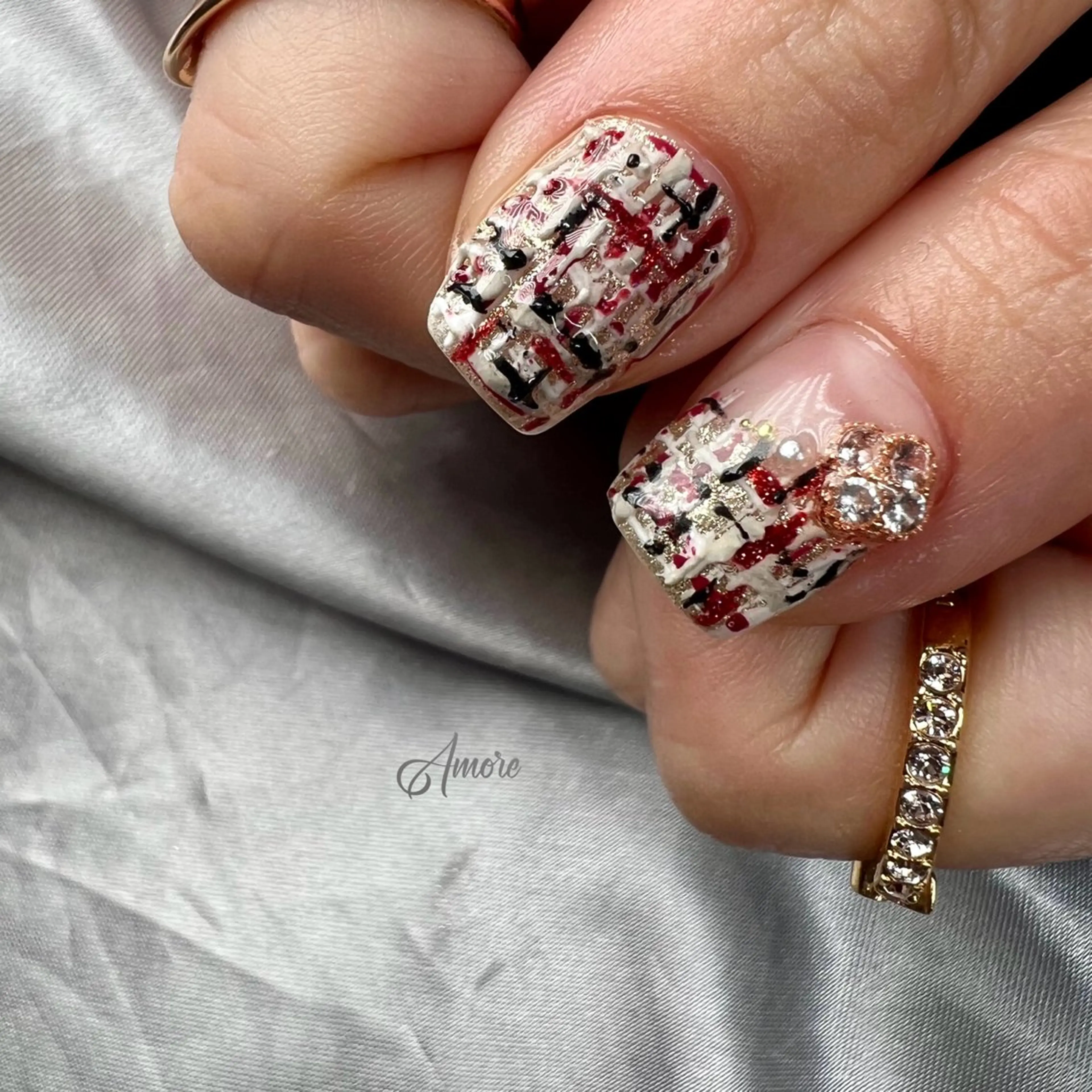 ネイル ジェルネイル 韓国ネイル パラジェル You kyehwaのネイルデザイン