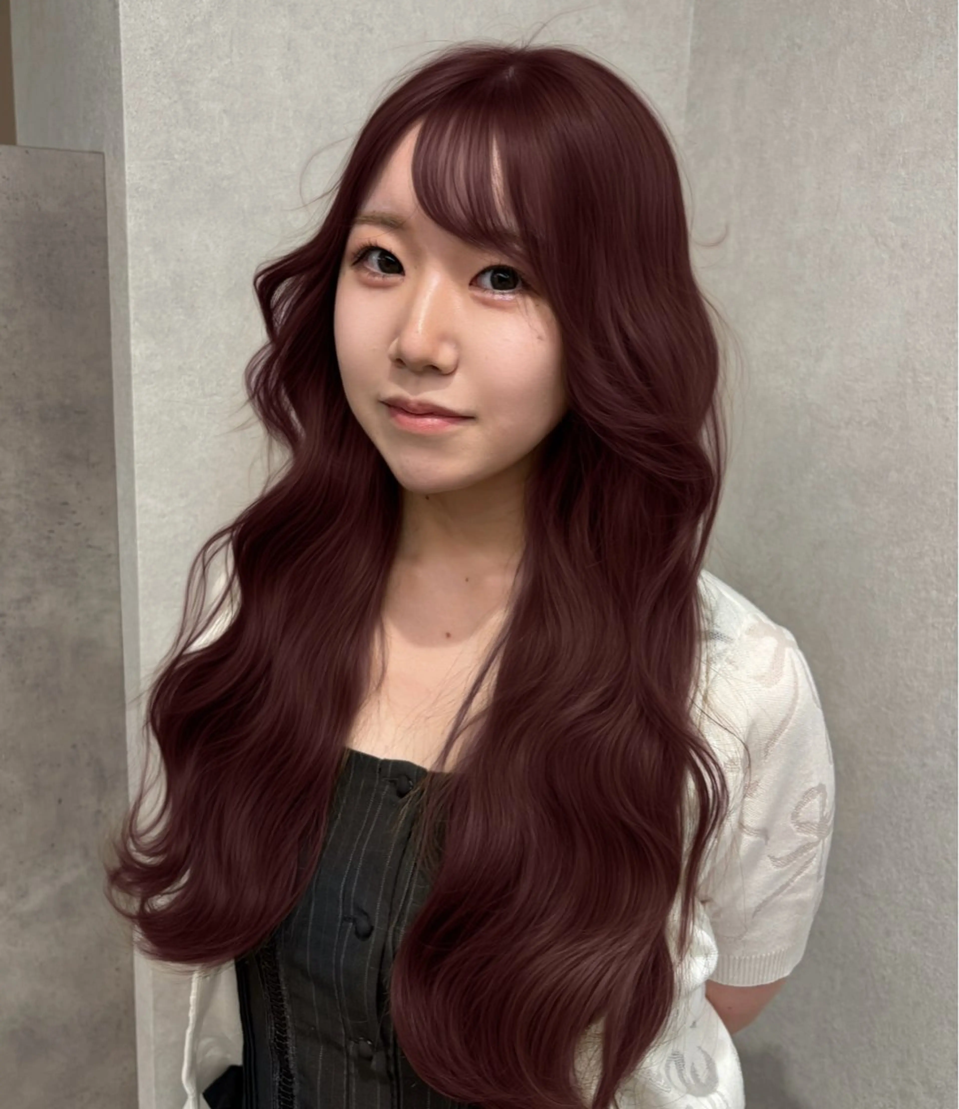 セミロング カラー VIEW YOKOHAMA所属・透明感カラー ／kana‎🤍のヘアスタイル