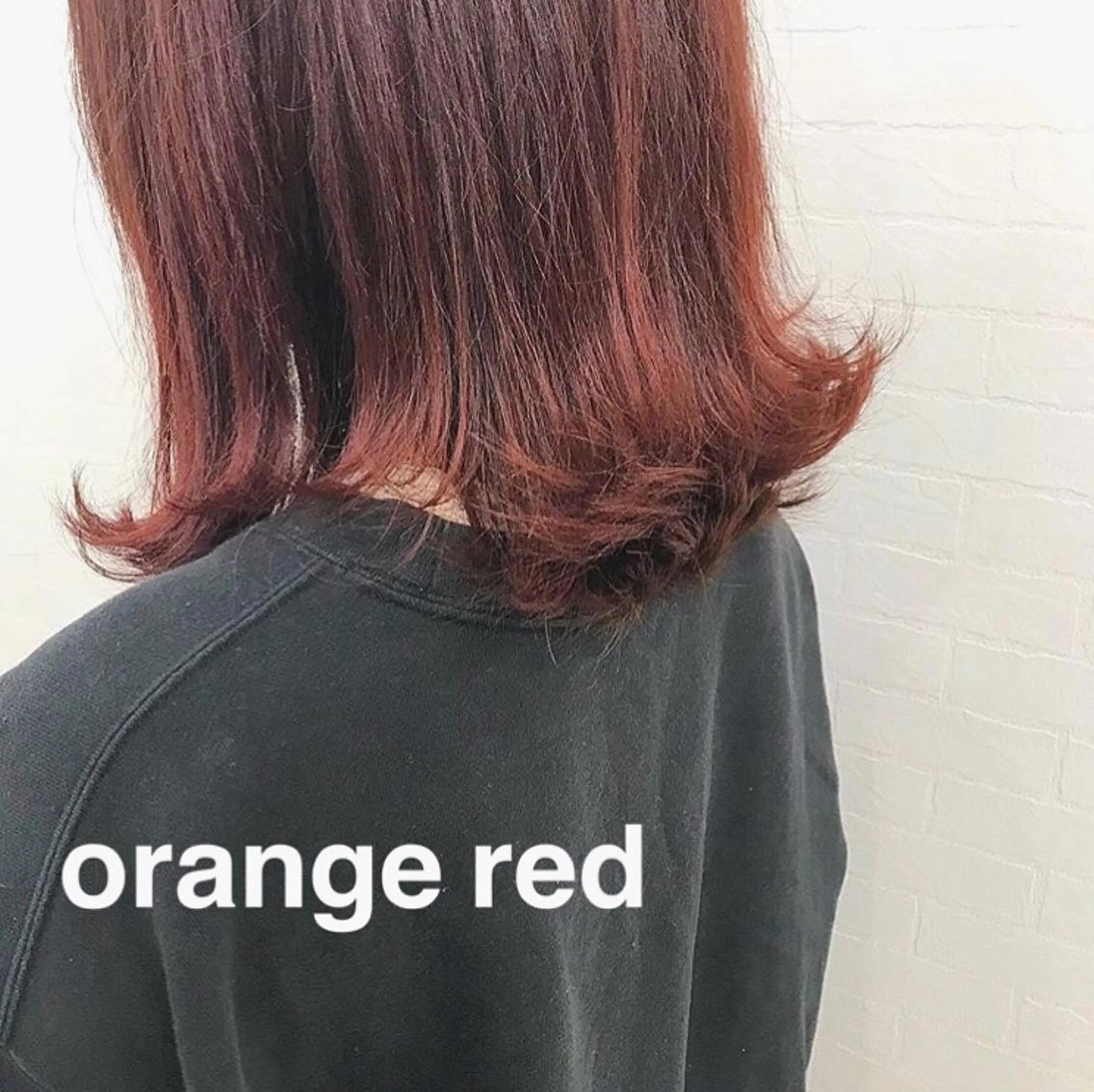 セミロング カラー オリーブ/アッシュ やわらか透明感カラーのヘアスタイル