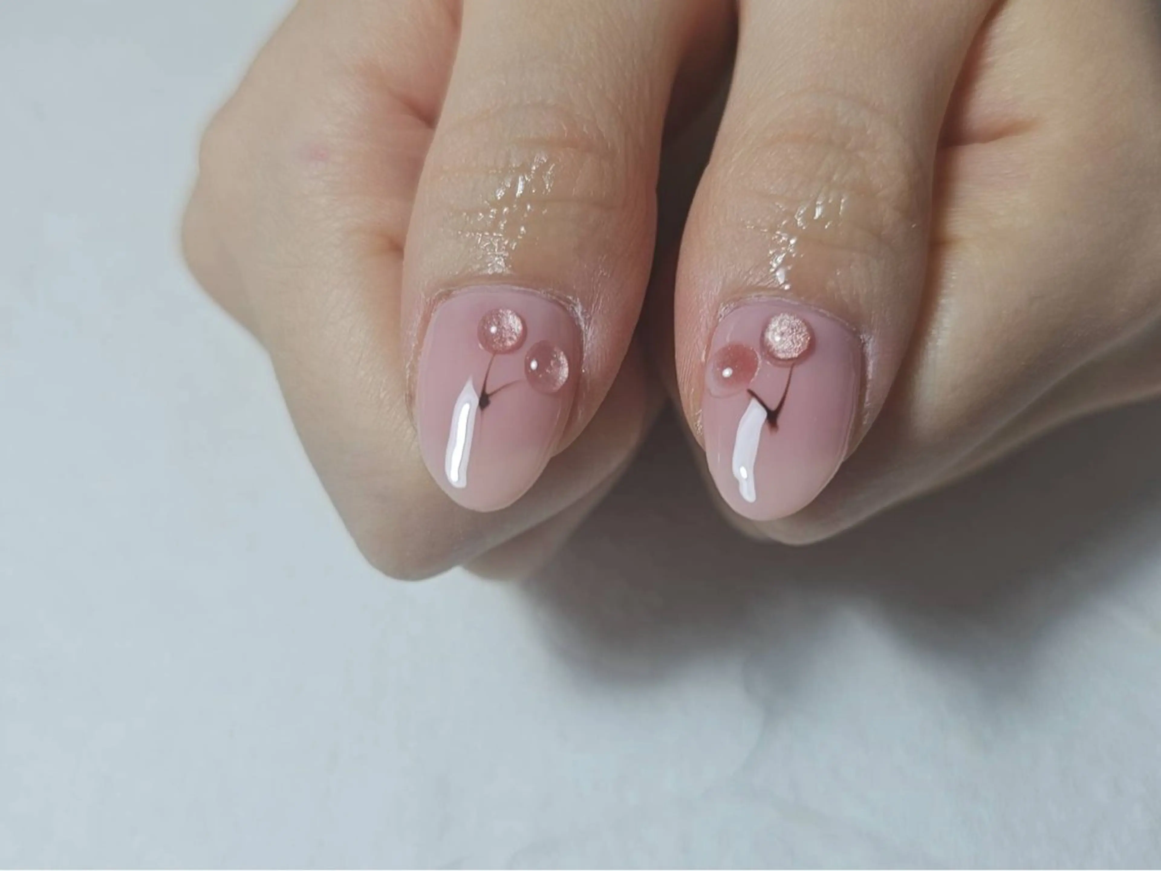 ネイル オーロラネイル フラワーネイル フットネイル フレンチネイル ジェルネイル mogunail &blowのネイルデザイン