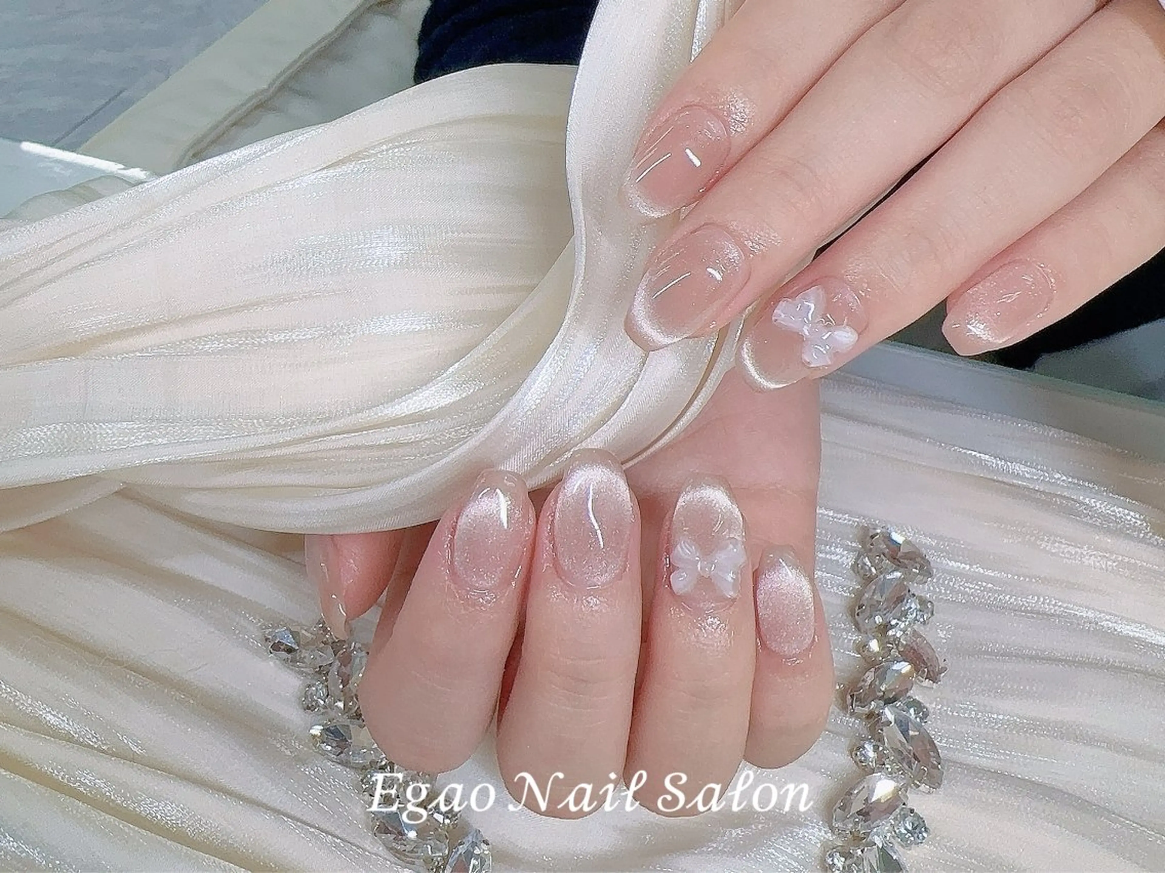 ネイル フットネイル ジェルネイル 韓国ネイル マグネットネイル メンズネイル ハンドネイル Egao Nail錦糸町店のネイルデザイン