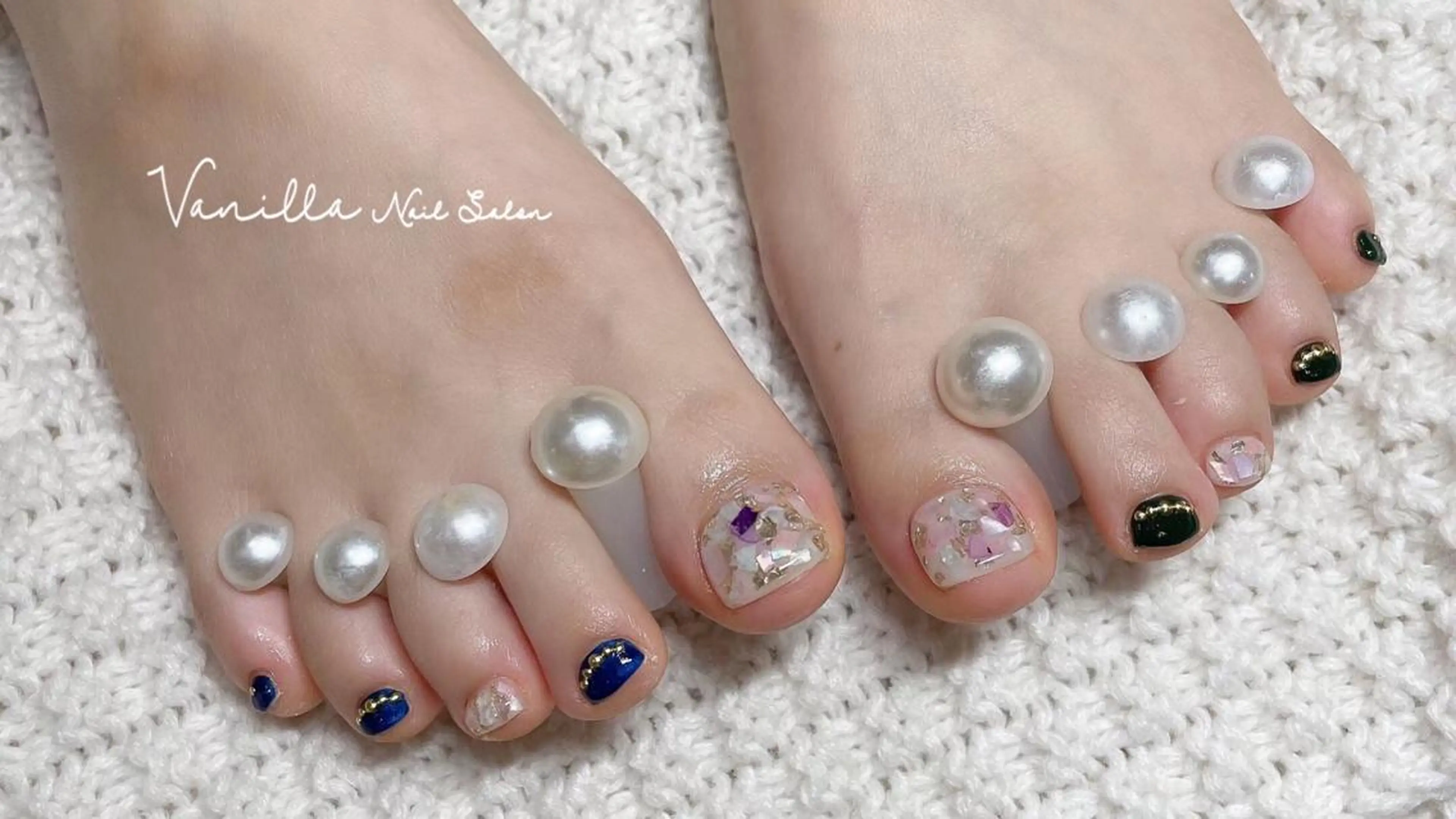 ネイル フットネイル Vanilla nail salonのネイルデザイン