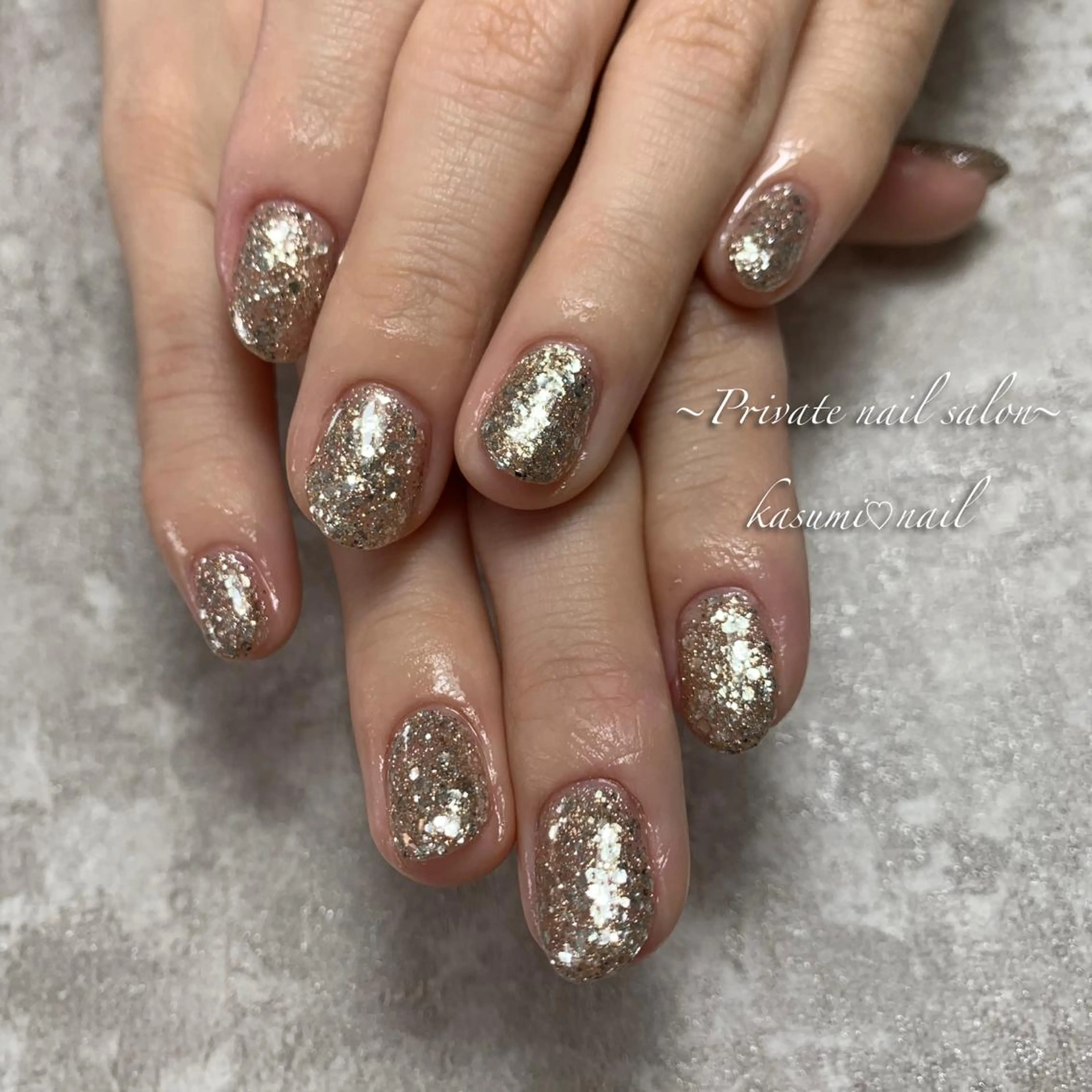 ネイル マグネットネイル ミラーネイル ニュアンスネイル KASUMI♡ Nailのネイルデザイン