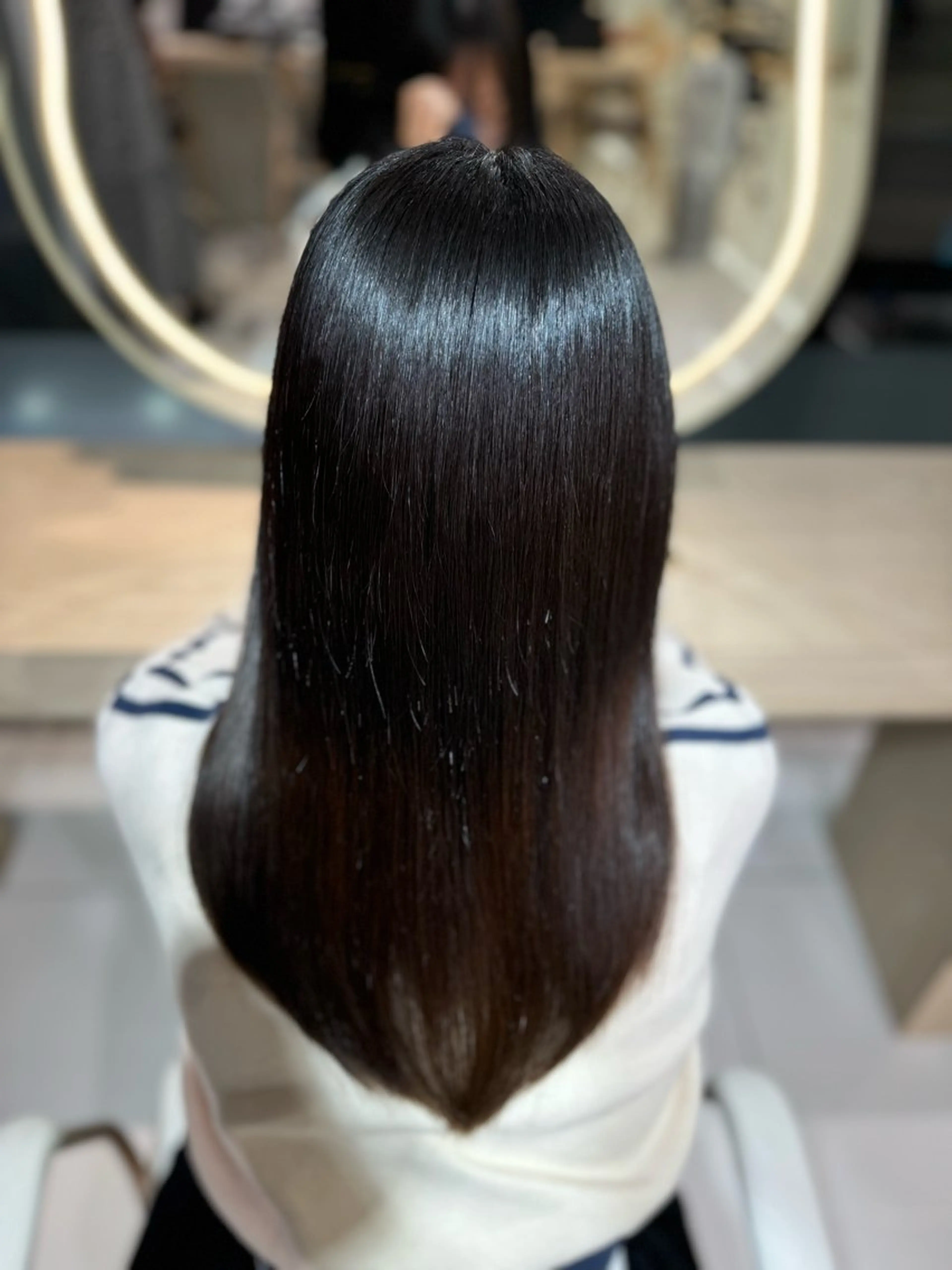 ロング 韓国レイヤー/ 顔まわり/西野和裕のヘアスタイル