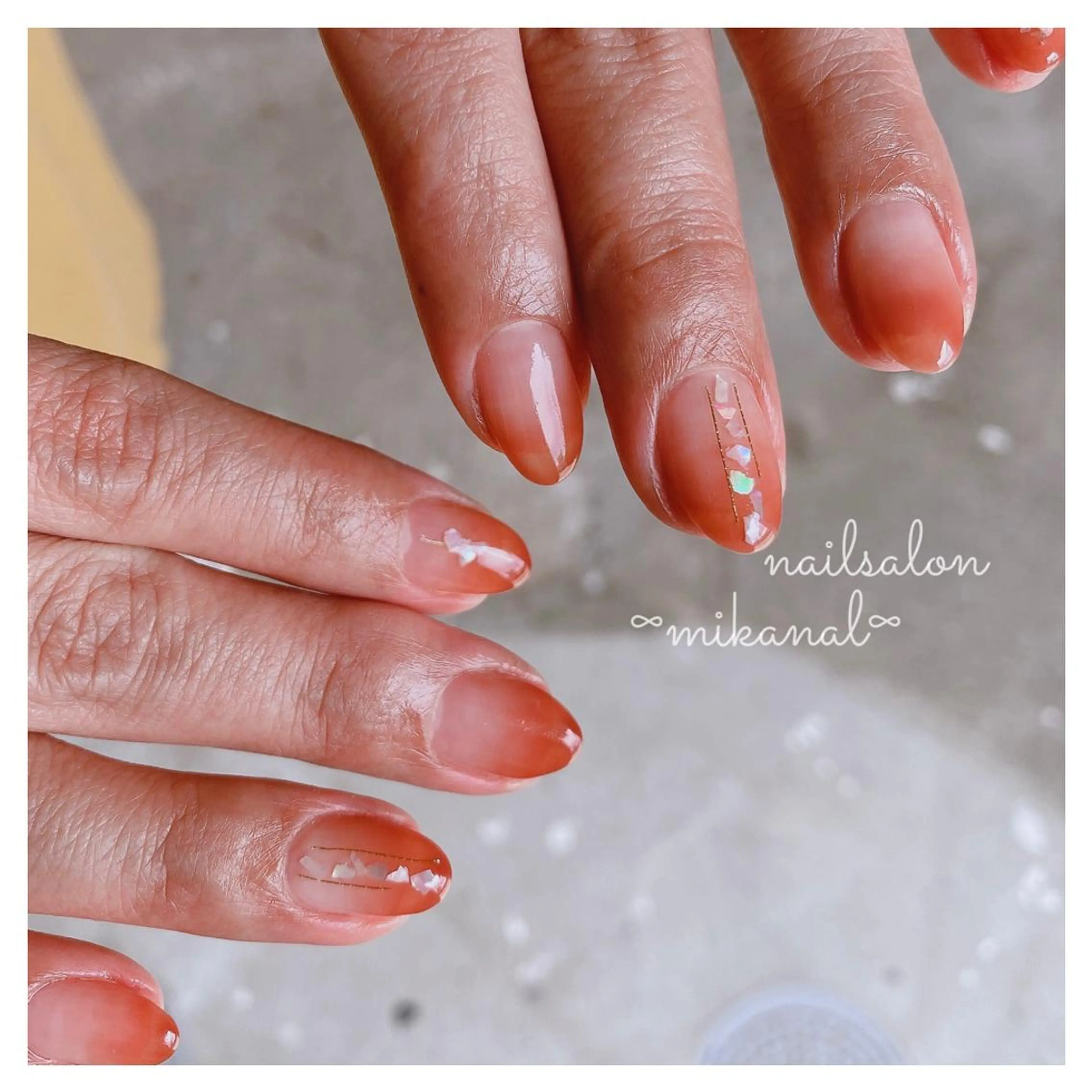 ネイル ハンドネイル nailsalon ∞ ﾐｶﾅﾙ ∞のネイルデザイン