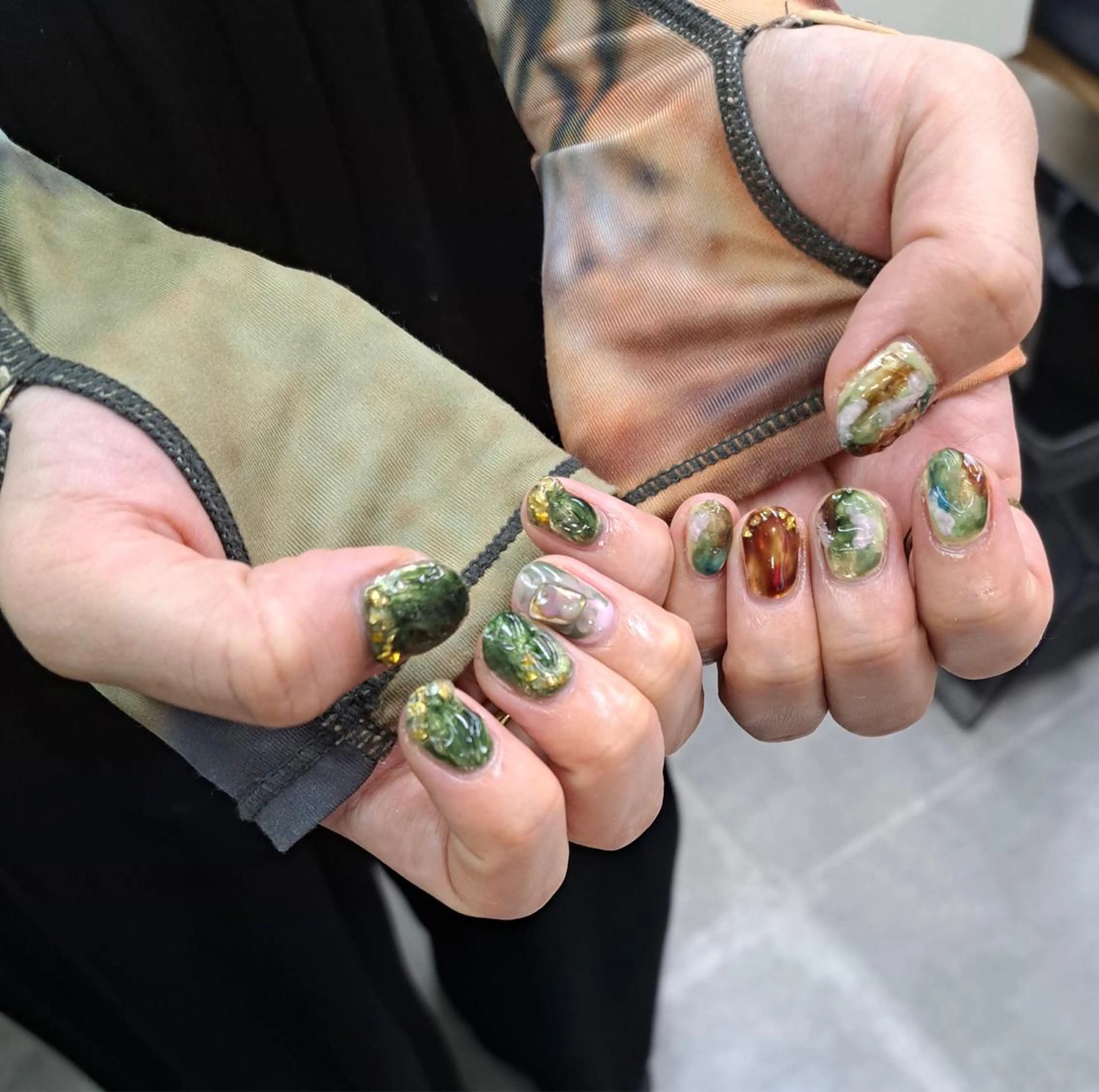 ネイル アートネイル ジェルネイル ニュアンスネイル スカルプネイル nailstudio eviz新宿店のネイルデザイン