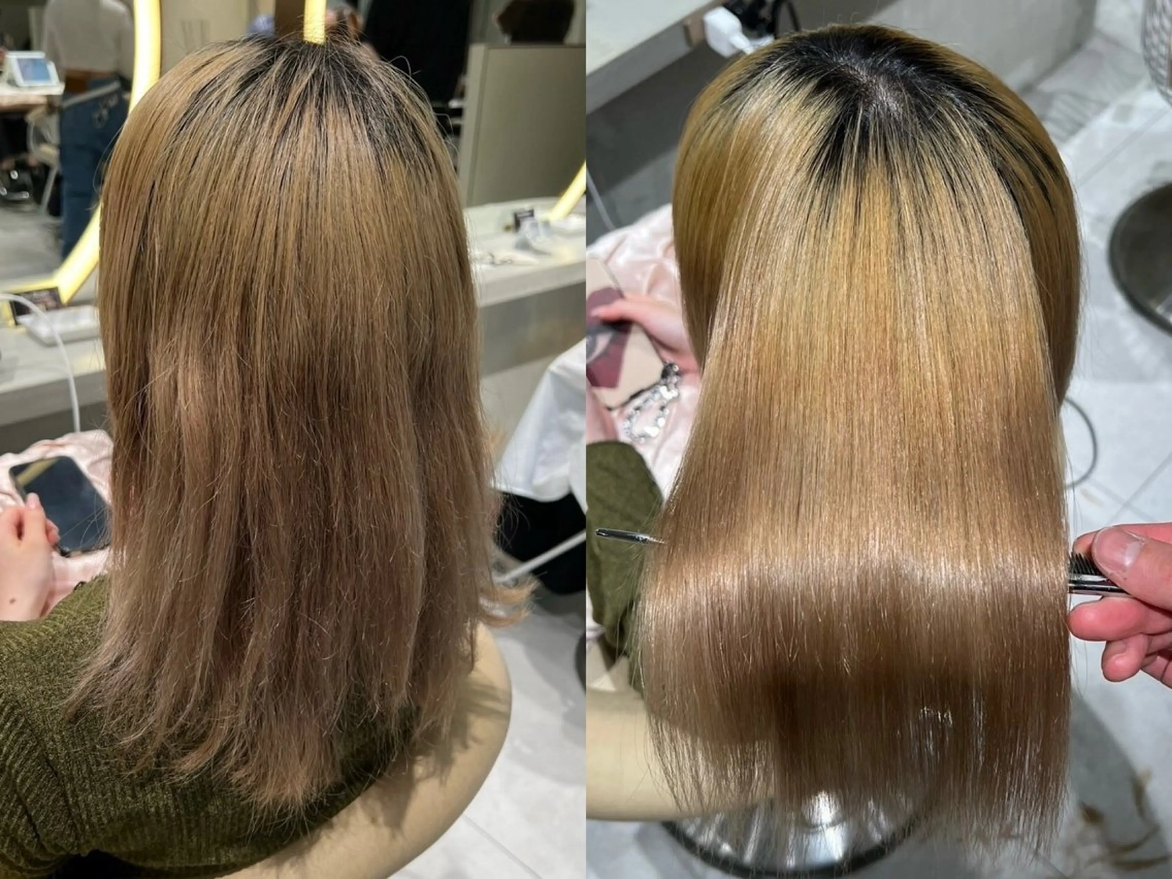 ロング 縮毛矯正 トリートメント レイヤー/縮毛矯正 のマスター【タケル】のヘアスタイル