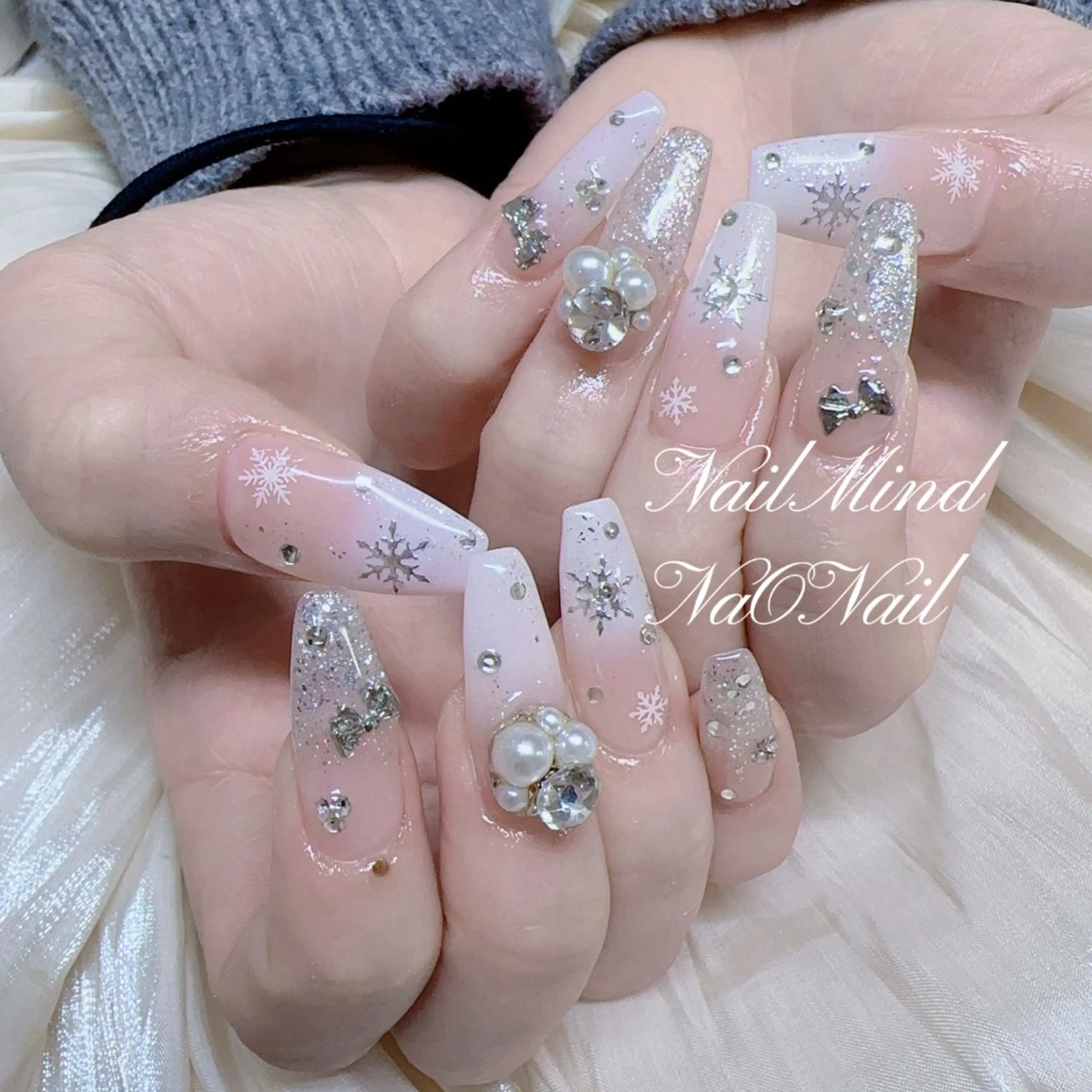 ネイル 成人式 ハンドネイル Nail Mind (NaONail）のネイルデザイン