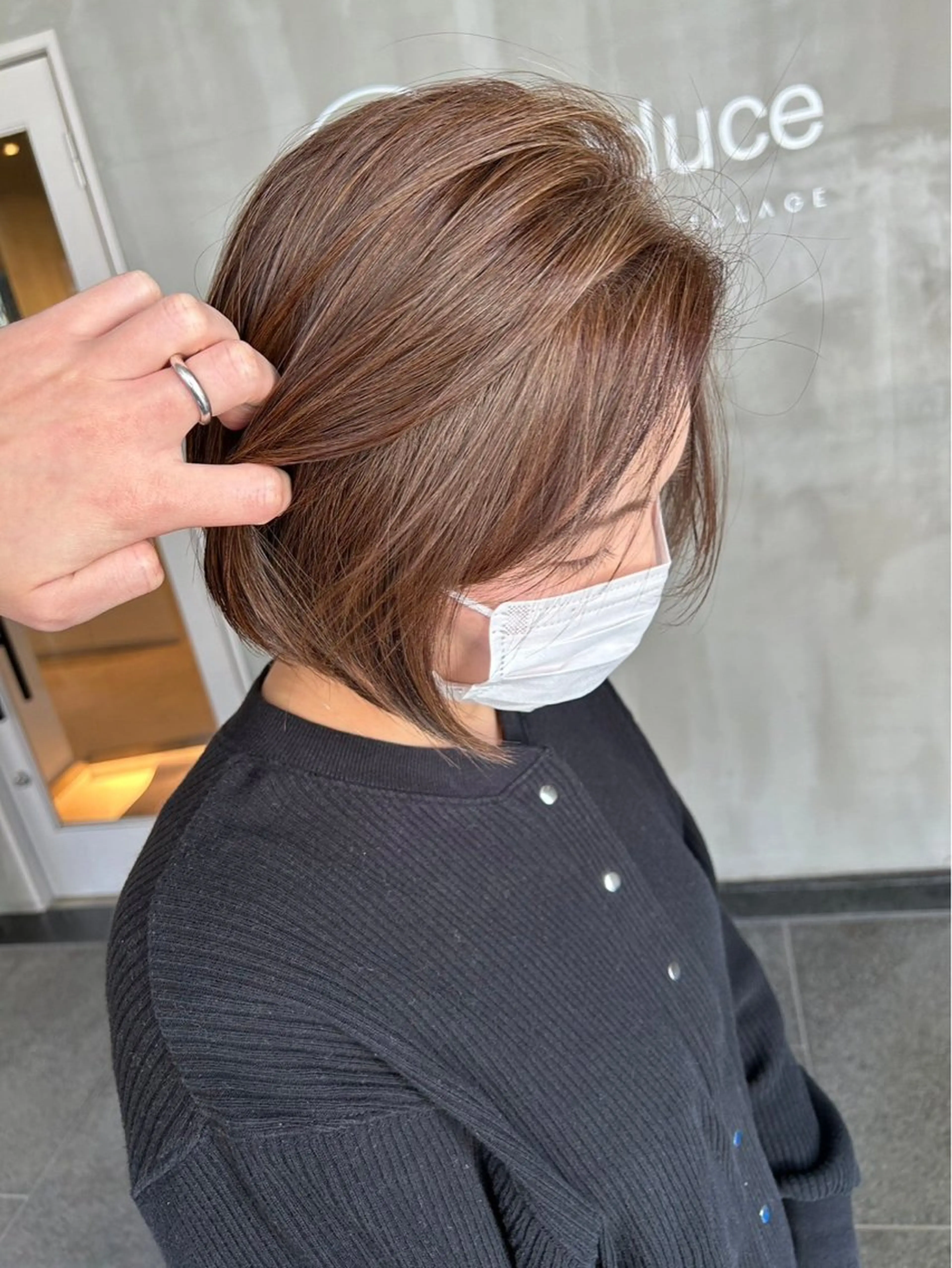 ミディアム カラー カット ヘアカラー トリートメント 脱白髪染め❕白髪 ぼかし特化🌟ヨコタのヘアスタイル