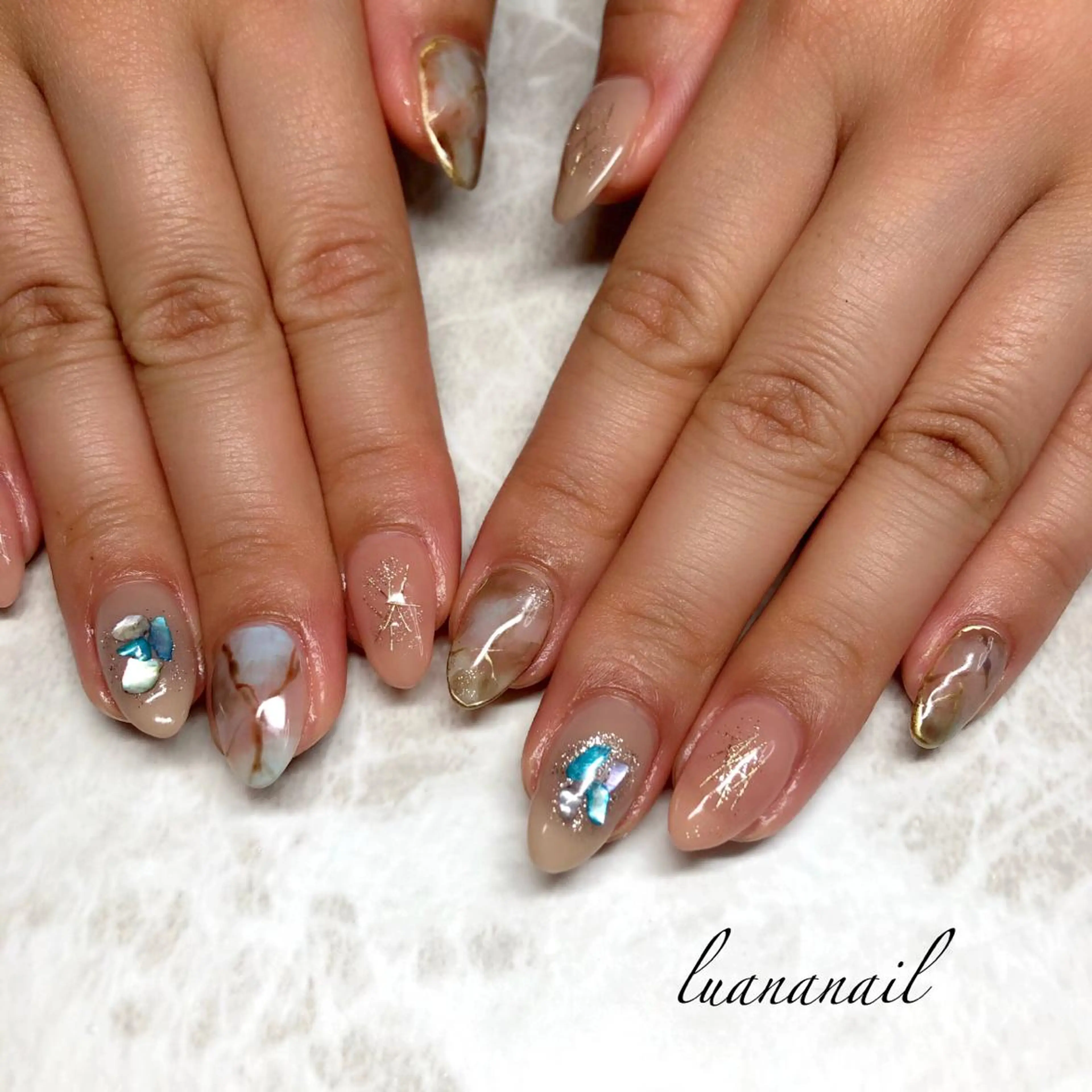 ネイル ニュアンスネイル luana nailのネイルデザイン