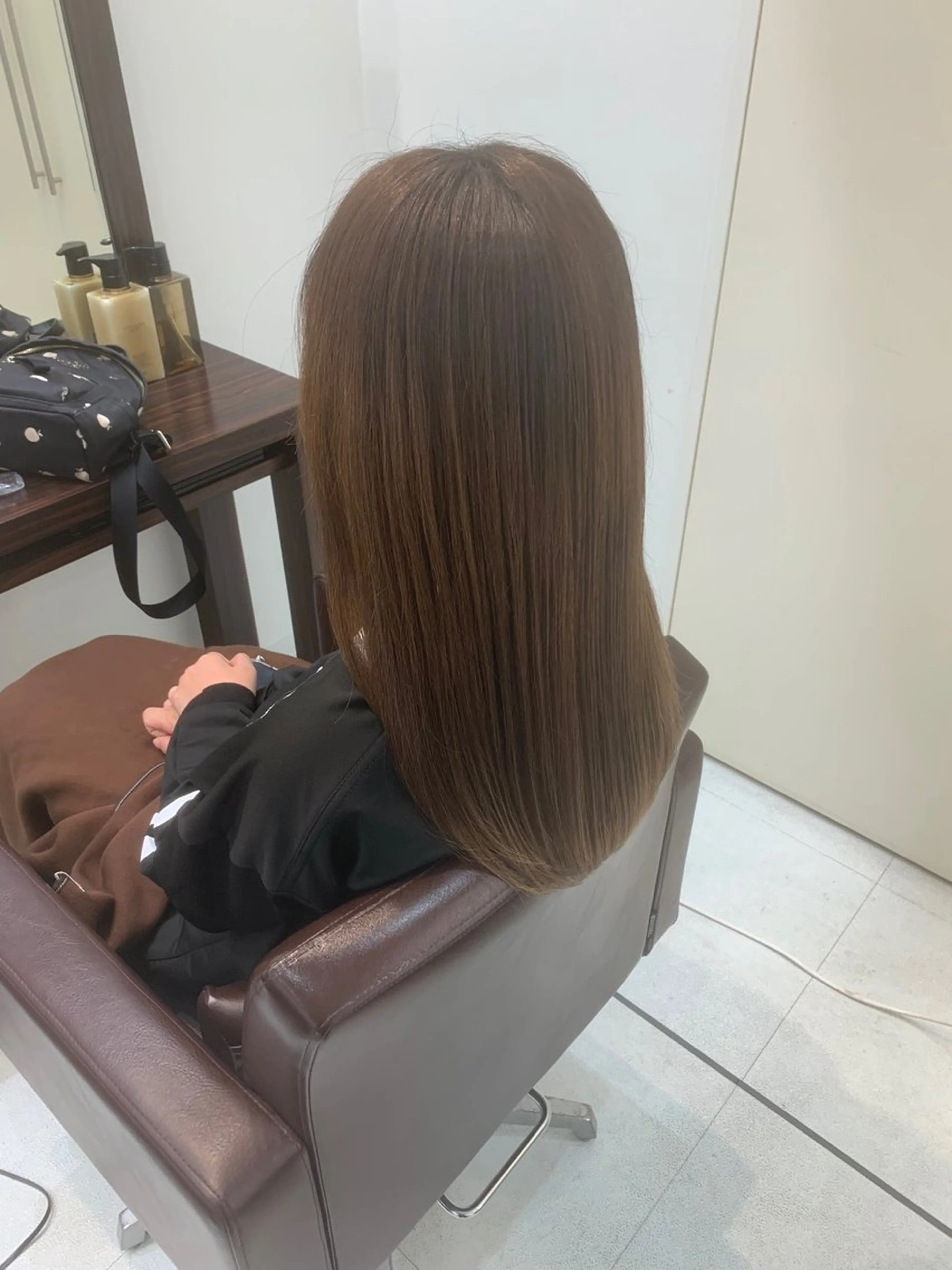 ロング 縮毛矯正 コシイ セイマのヘアスタイル