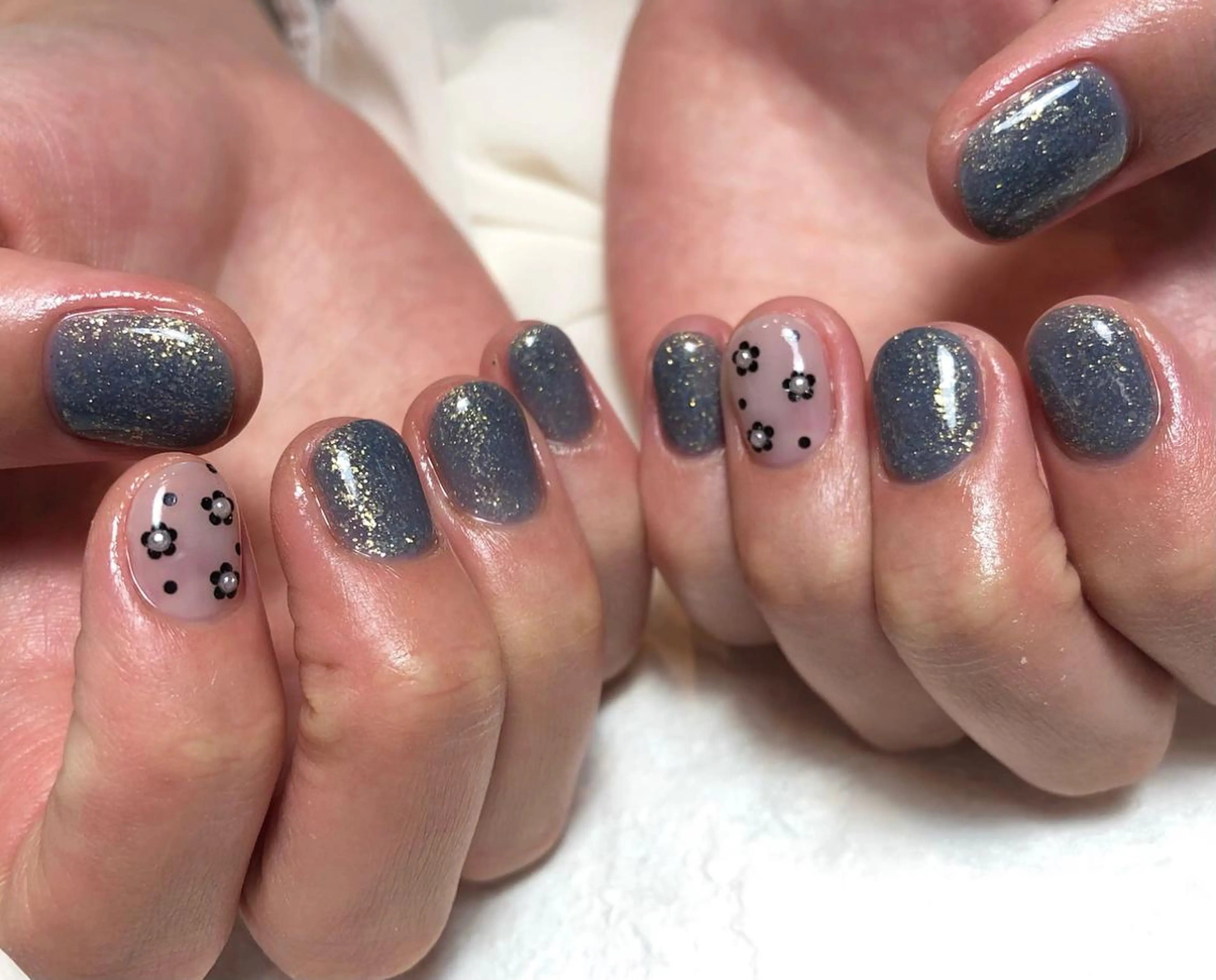 ネイル パラあり！フィルイン 美フォルムのネイルデザイン