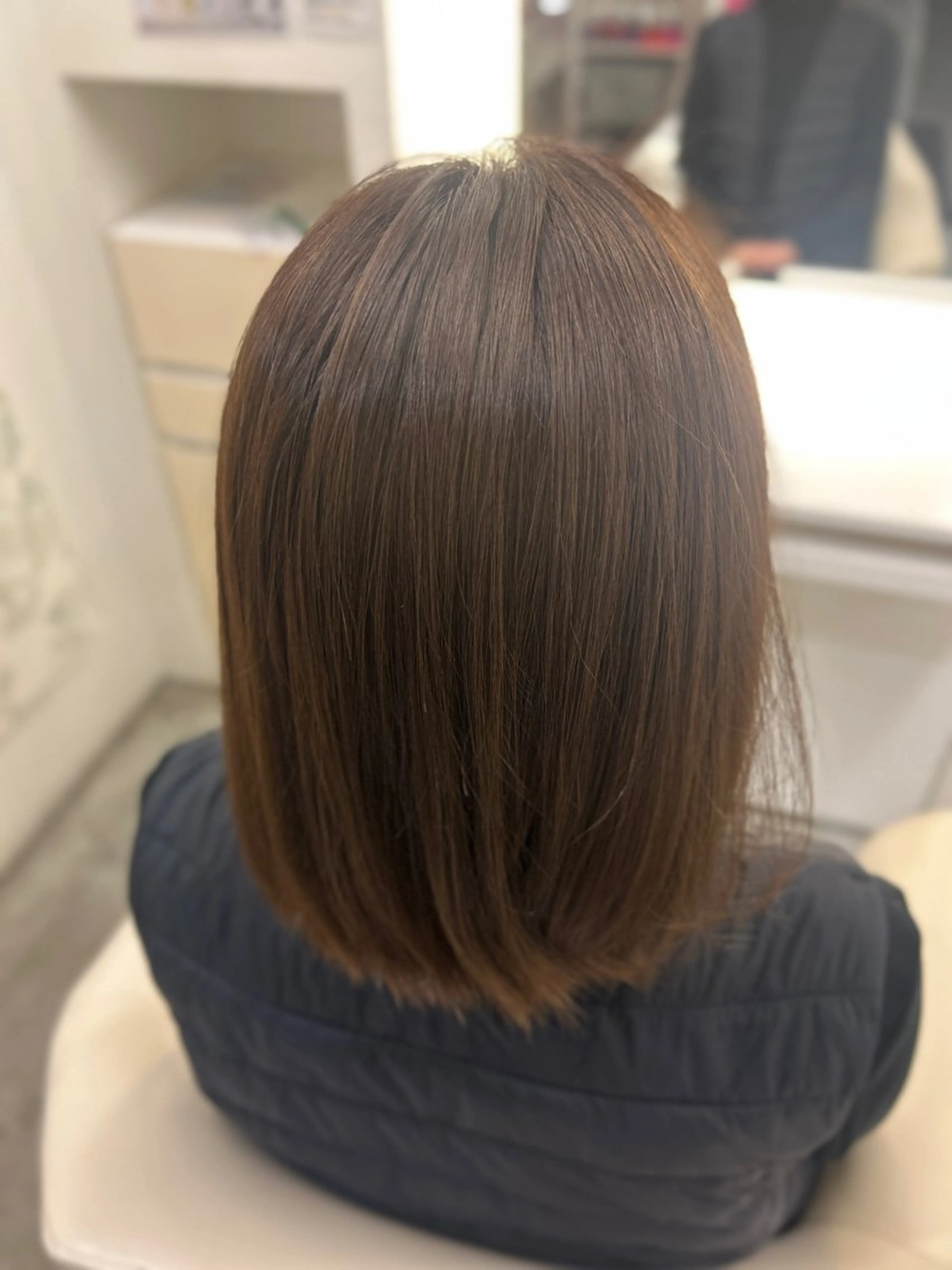 カラー 可信 麗菜のヘアスタイル
