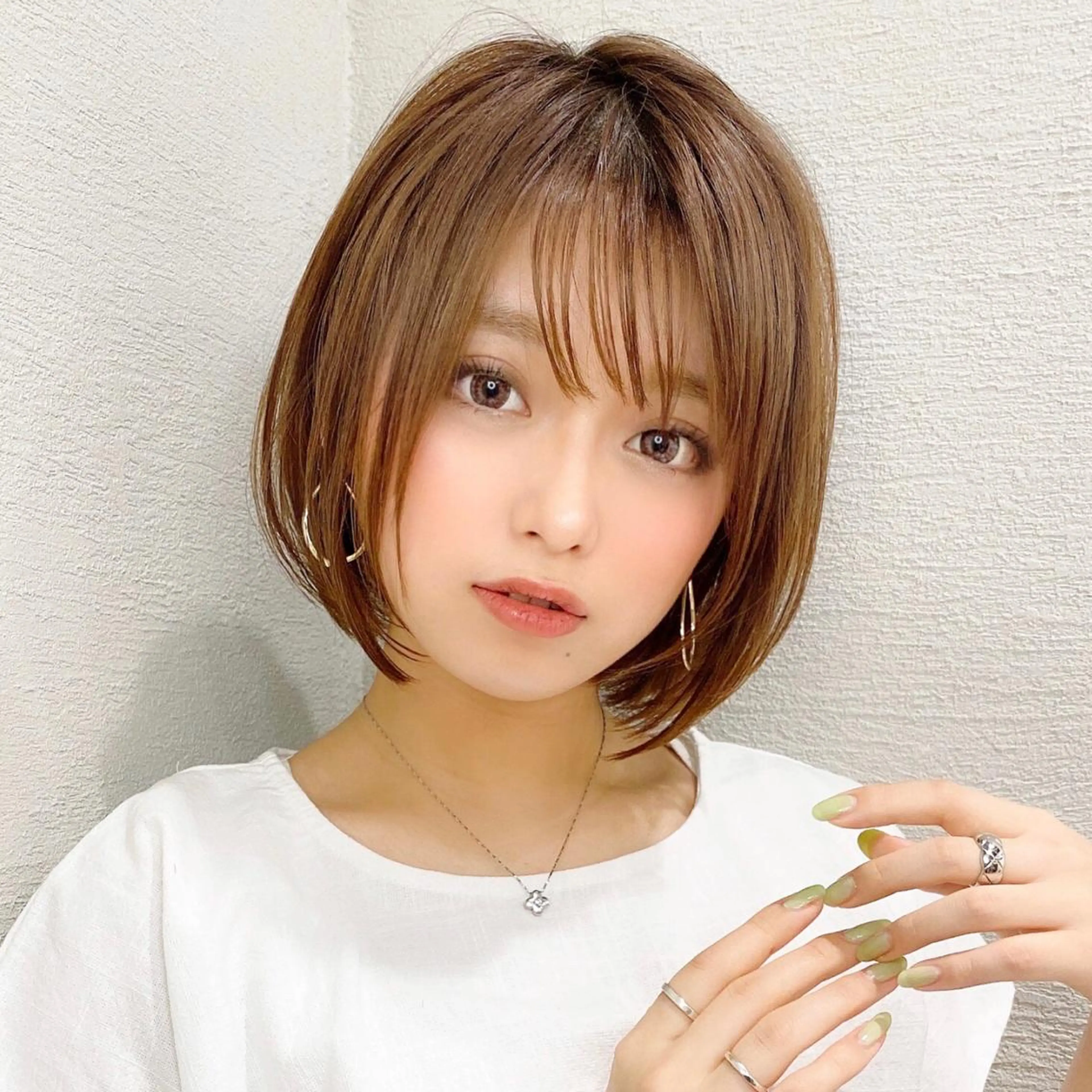 ショート カラー パーマ ヘアアレンジ キッズ ネイル マツエク・マツパ ショートヘア トリートメント ニュアンスネイル ショートネイル ニュアンスパーマ カット ヘアカラー トリートメント ショートの神✨AFL OAT 井上康平のヘアスタイル