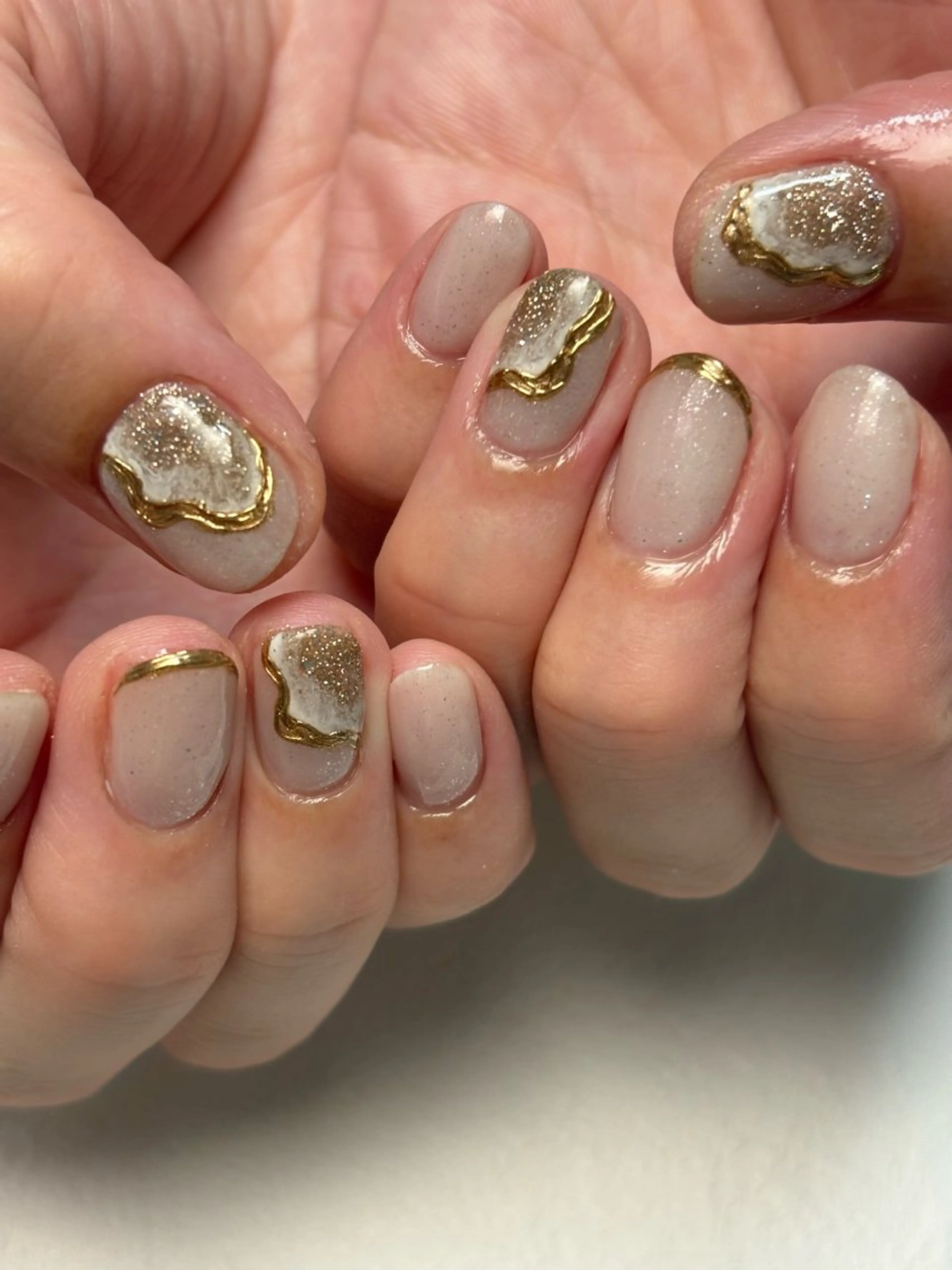 ネイル ハンドネイル 🦋🤍 madoka🤍のネイルデザイン