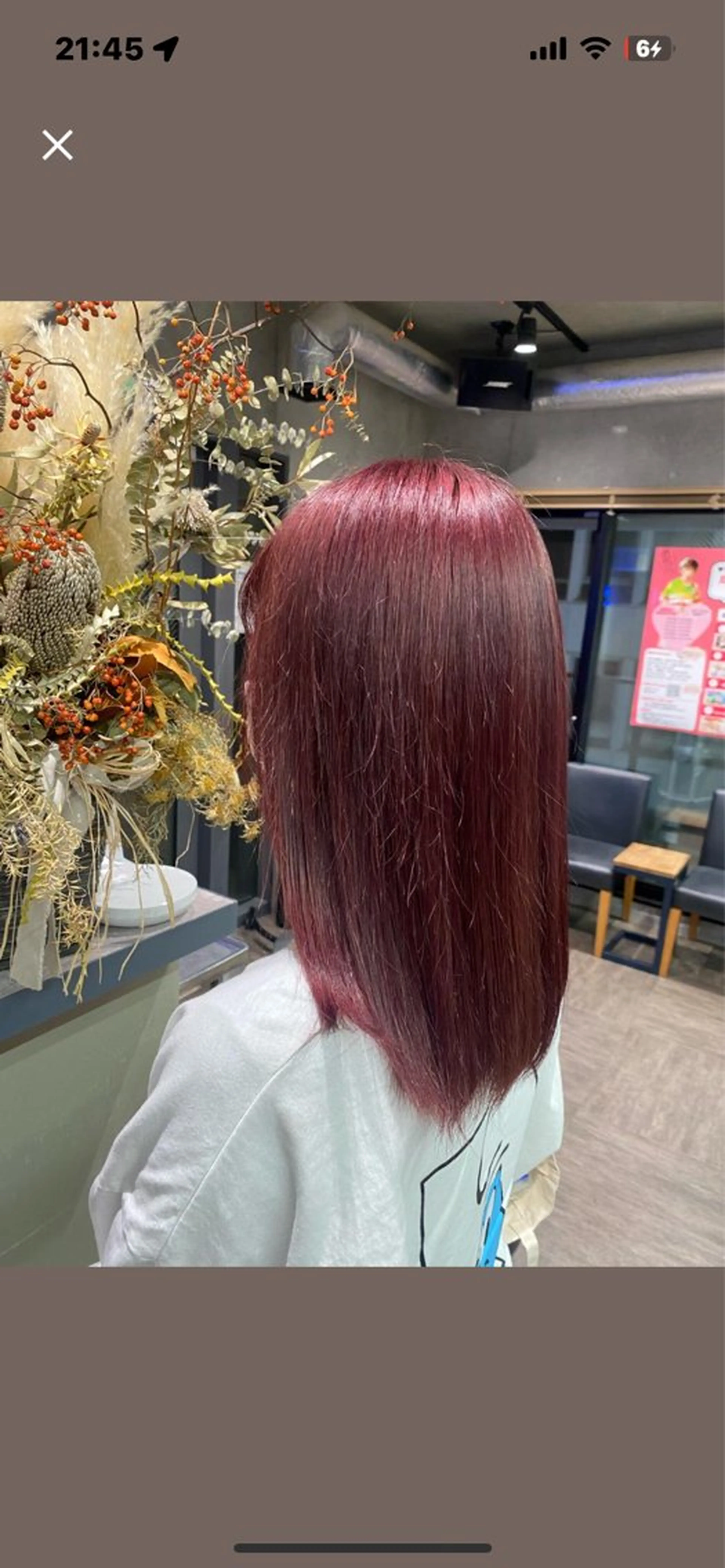 ミディアム ヘアカラー 🌱暖色カラー/ 艶カラーMIHOのヘアスタイル