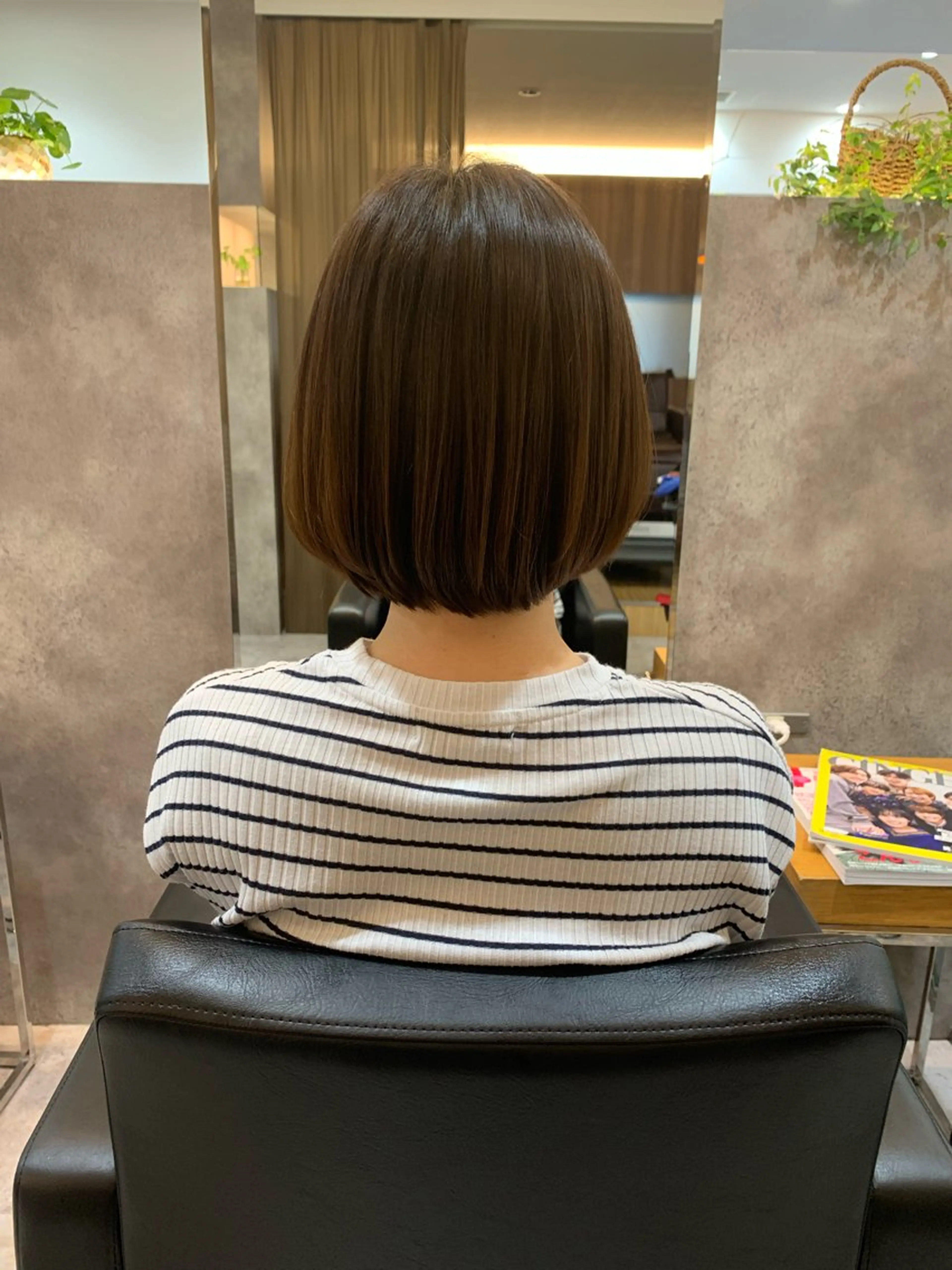 ショート ボブ ショートヘア 北川 栞菜のヘアスタイル