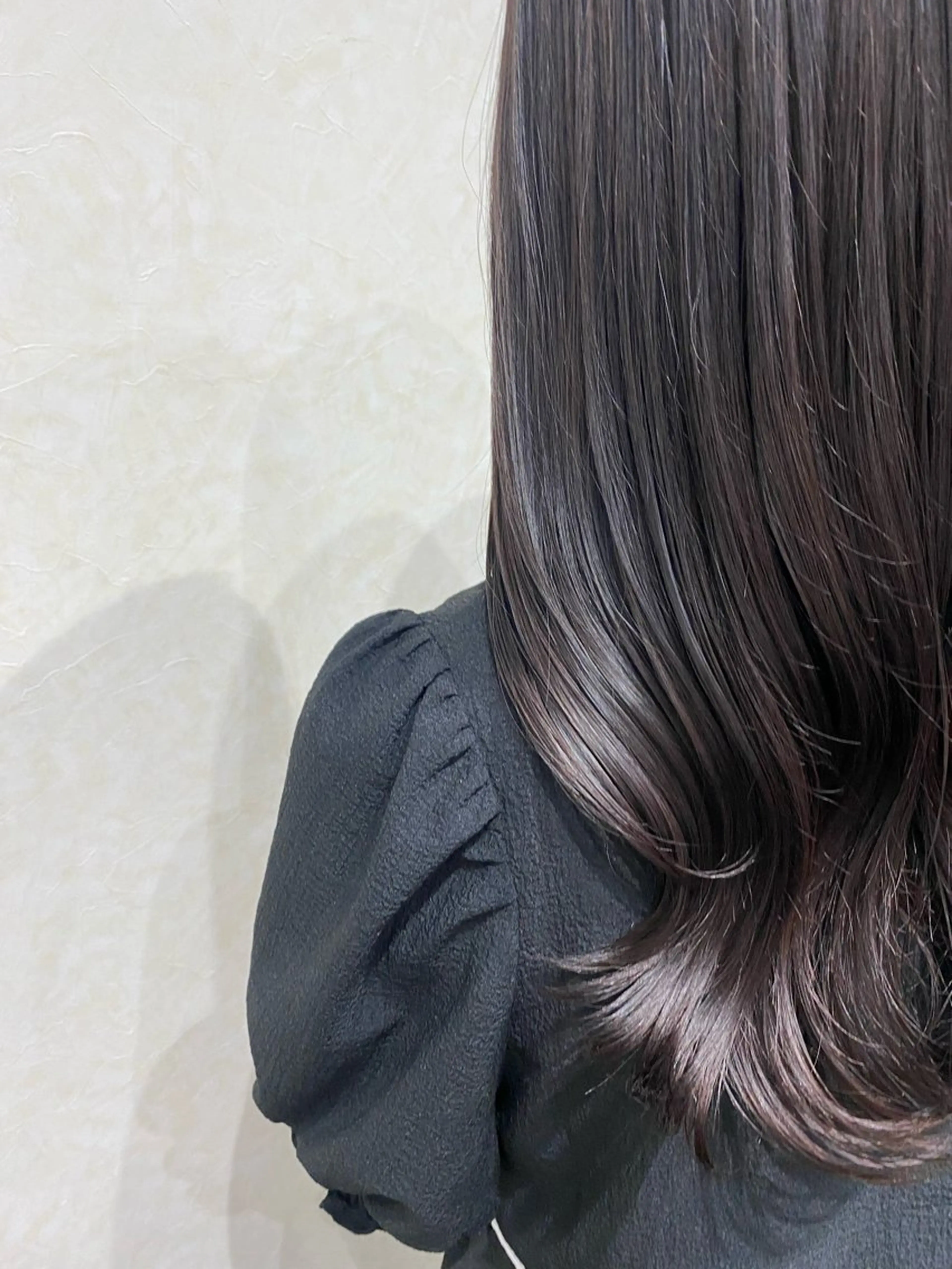 ロング カラー 透明感カラー イルミナカラー ラベンダーカラー オリーブカラー 縮毛矯正 カット ヘアカラー トリートメント N°+aero 😊れいか😊のヘアスタイル