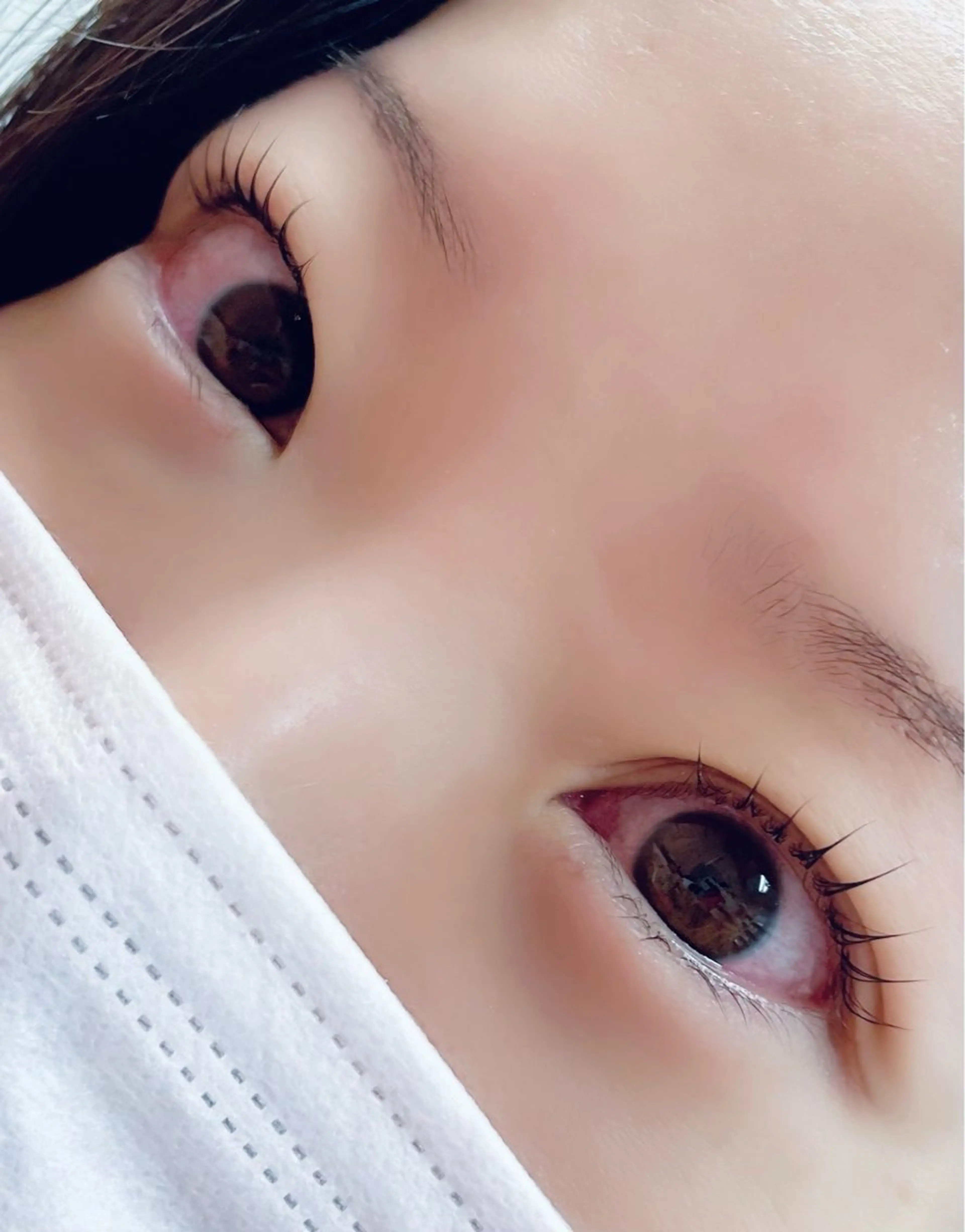 ❤️大人気❤️【韓国風束感まつ毛パーマ(上)🇰🇷】トリートメントコーティング+アイシャンプー無料🫧の写真