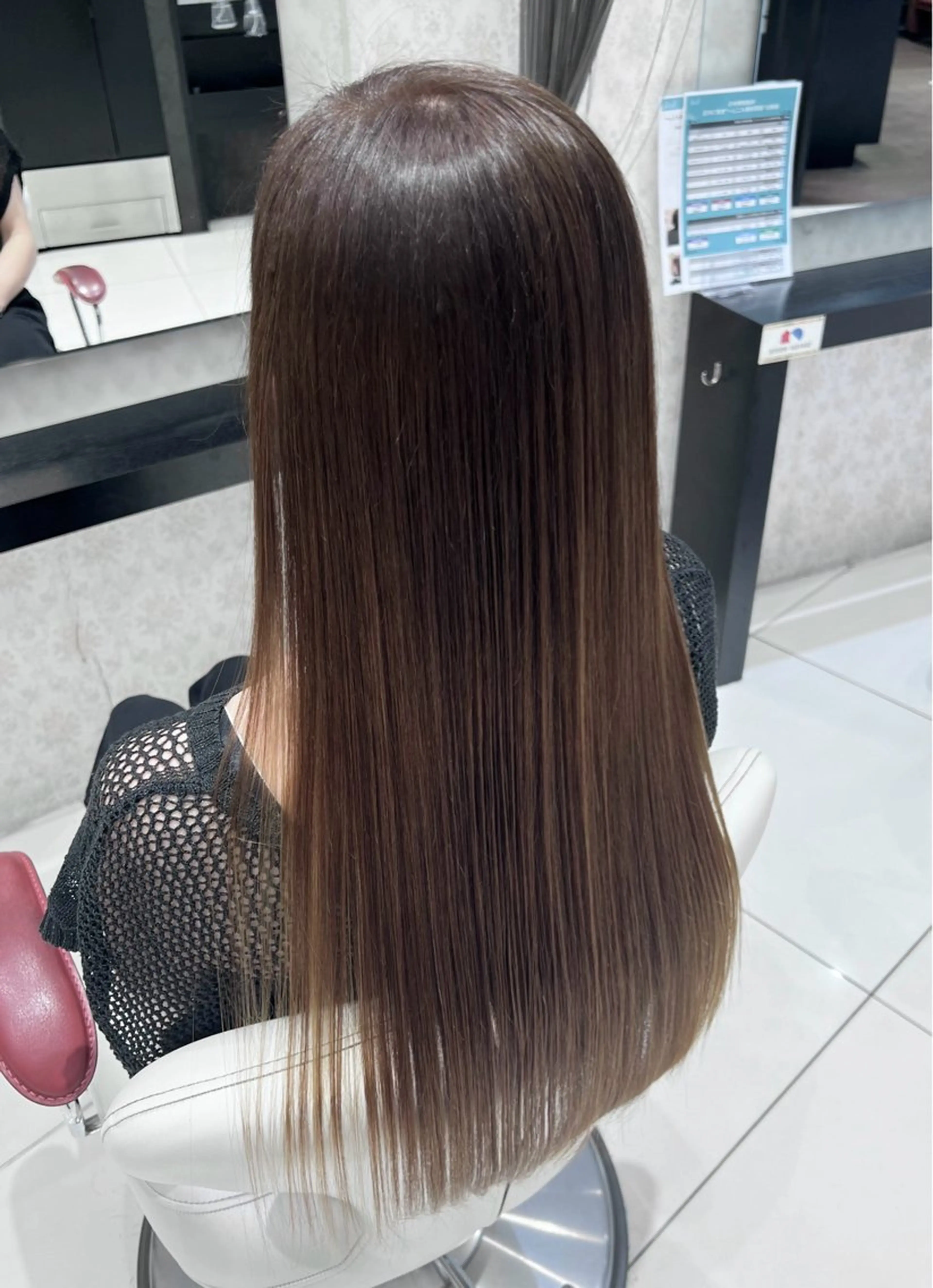 ロング 髪質改善 トリートメント 松原 梨華のヘアスタイル