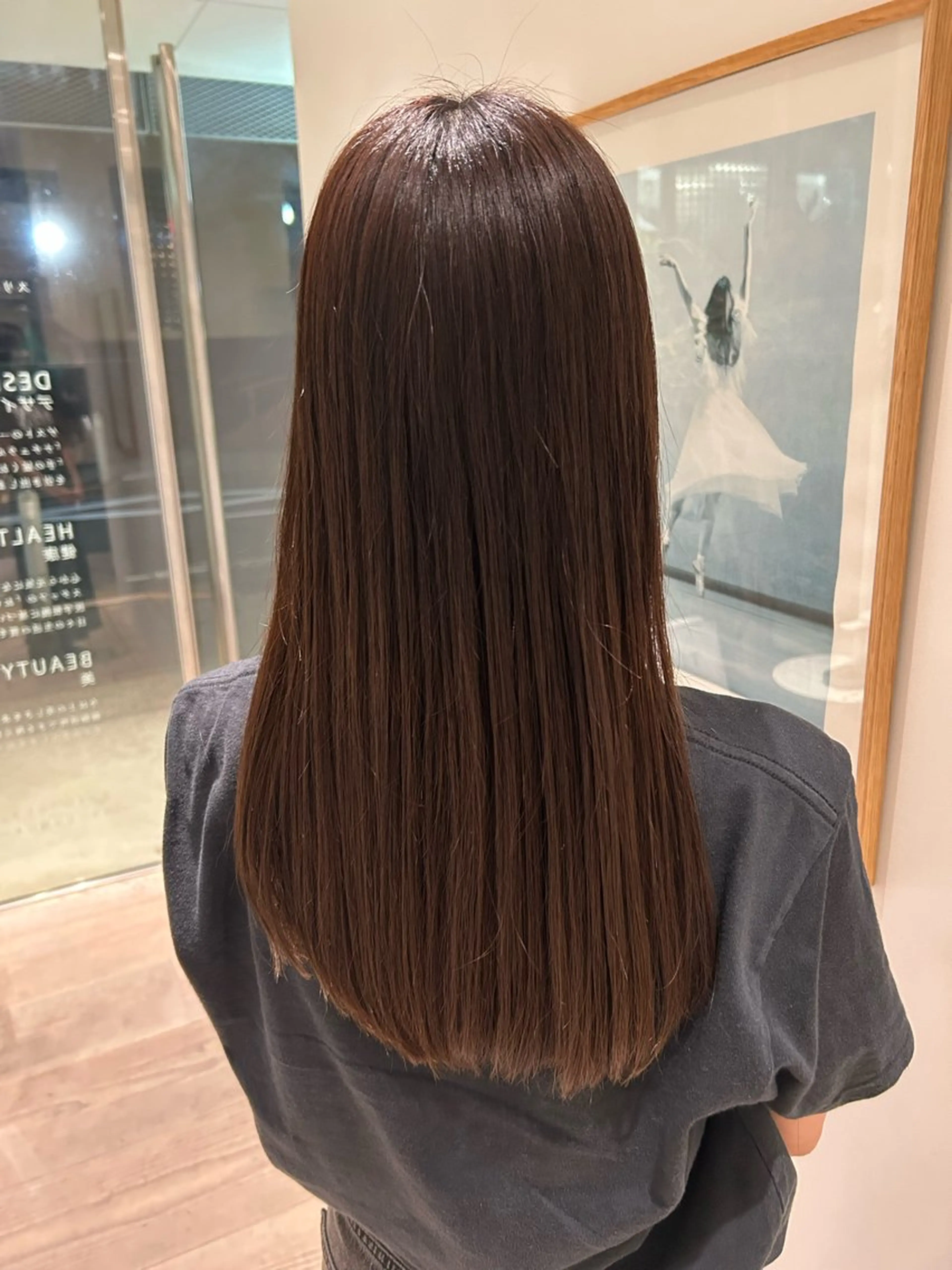 ミディアム パーマ 縮毛矯正 縮毛矯正 トリートメント THREE byKEEPのヘアスタイル