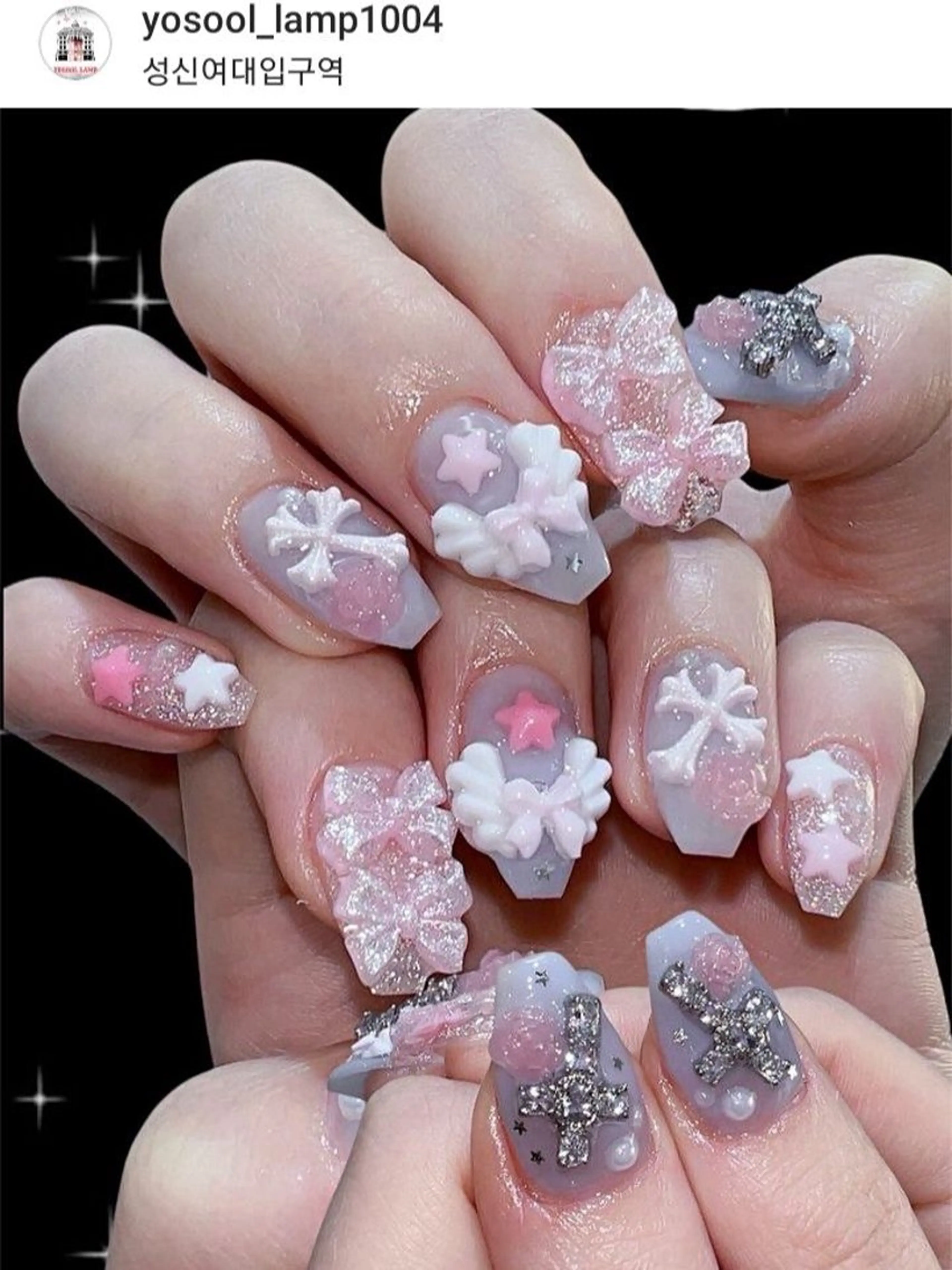 ネイル アートネイル 長さ出し ジェルネイル マグネットネイル ニュアンスネイル ハンドネイル Kanao_ CloudyChanのネイルデザイン