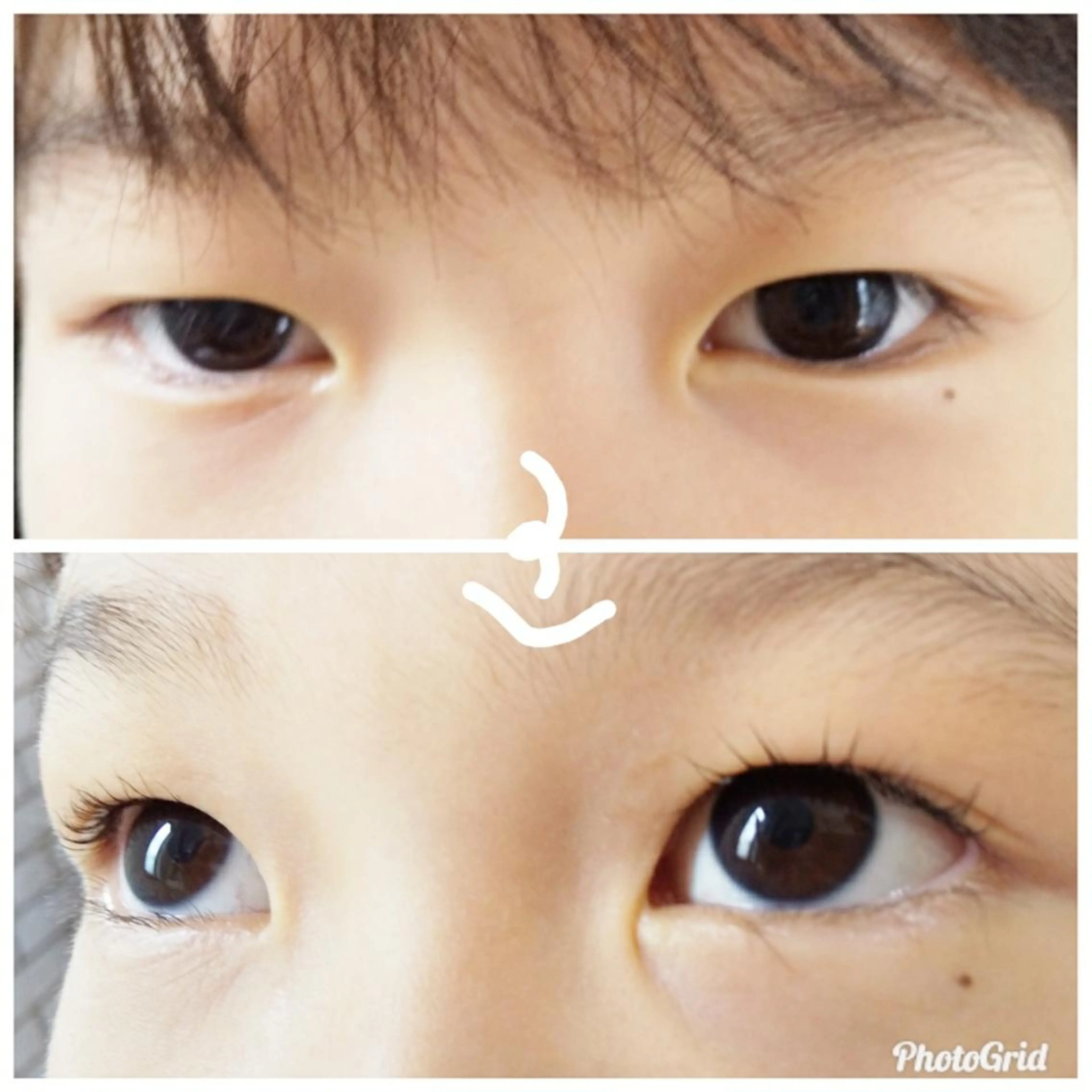 マツエク・マツパ キッズ 💡次世代LED -TIARA💡のマツエク・マツパデザイン