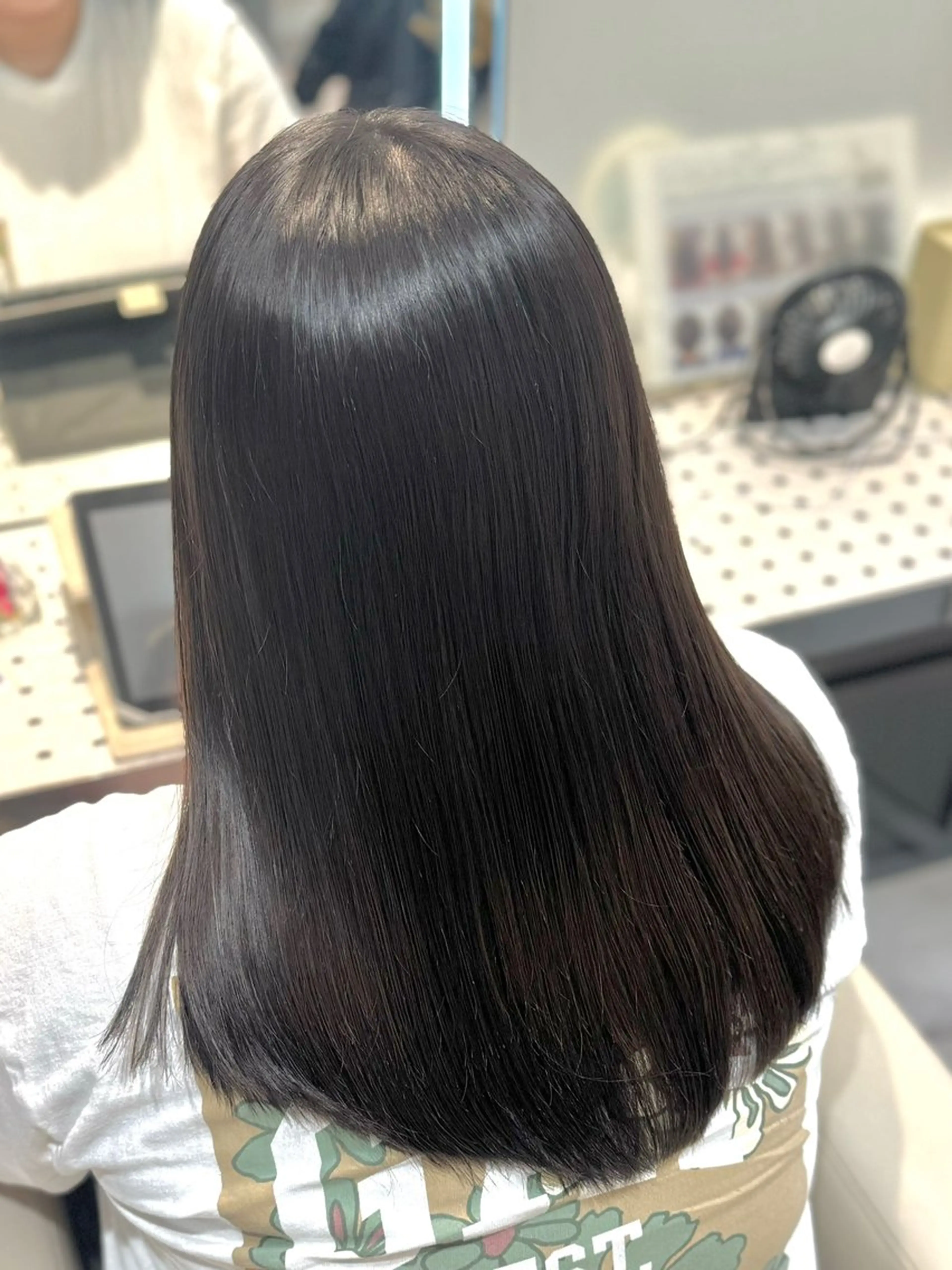 セミロング 巻ける美髪矯正/ 韓国ヘア/yutaのヘアスタイル